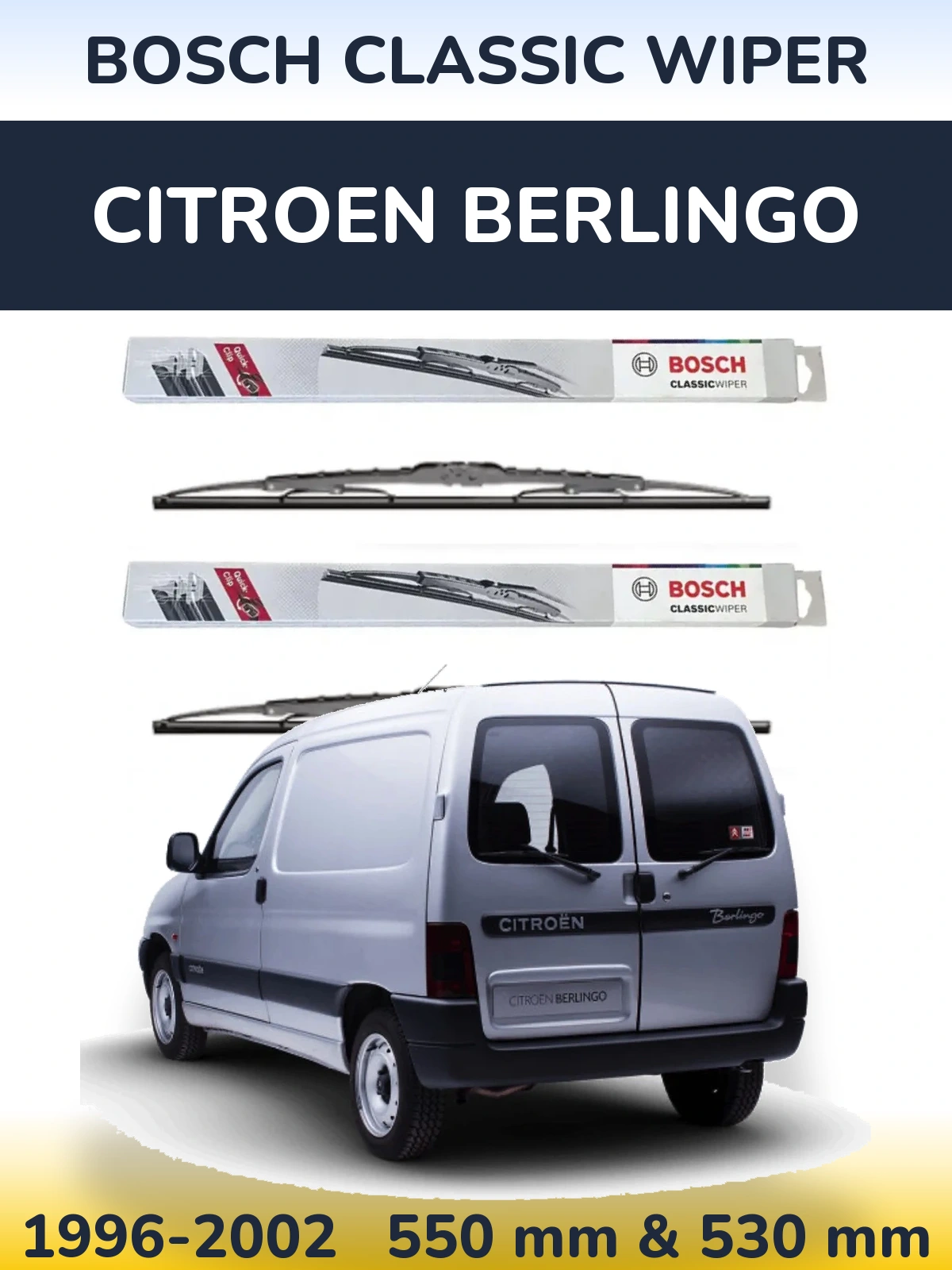 Ștergătoare BOSCH Classic Wiper pentru Citroen Berlingo