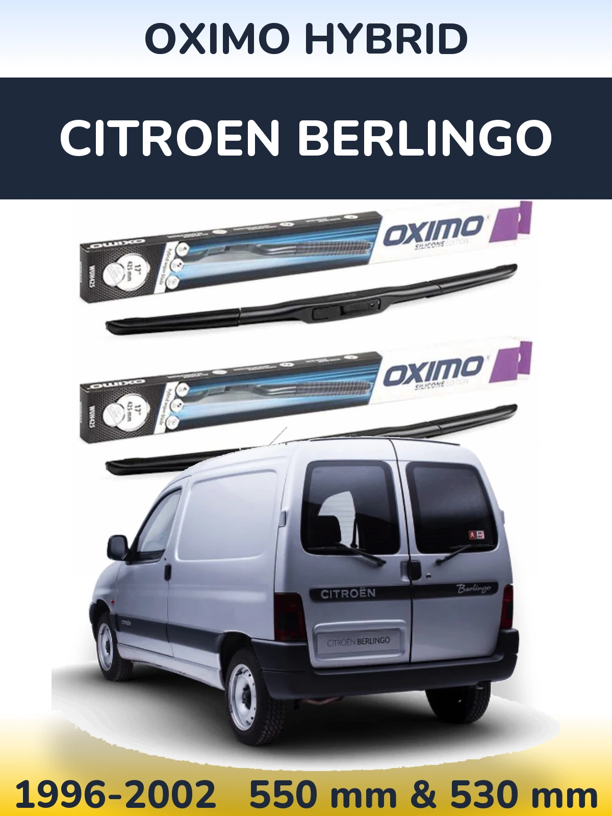 Ștergătoare Oximo Hybrid pentru Citroen Berlingo