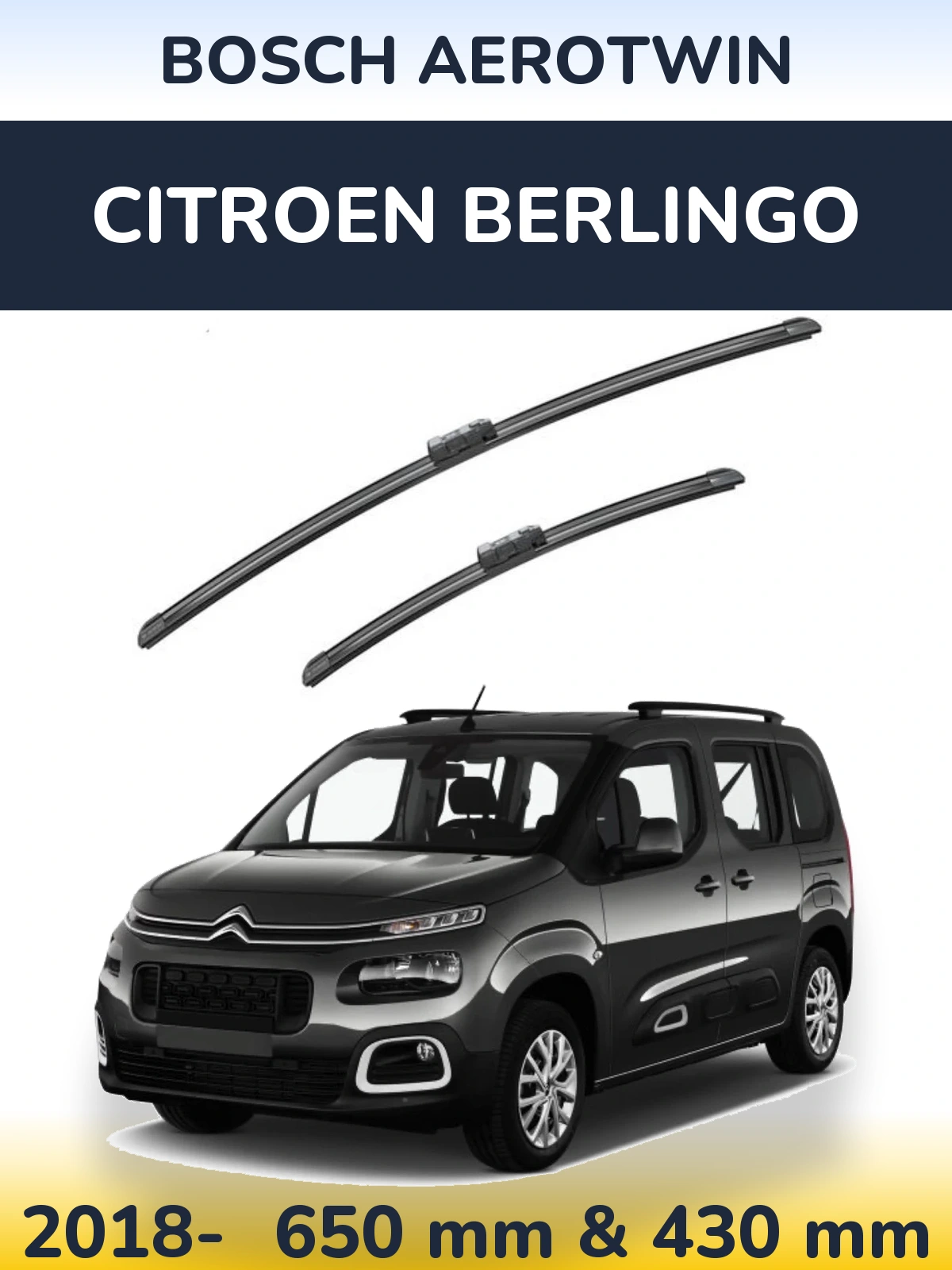 Ștergătoare BOSCH AeroTwin pentru Citroen Berlingo