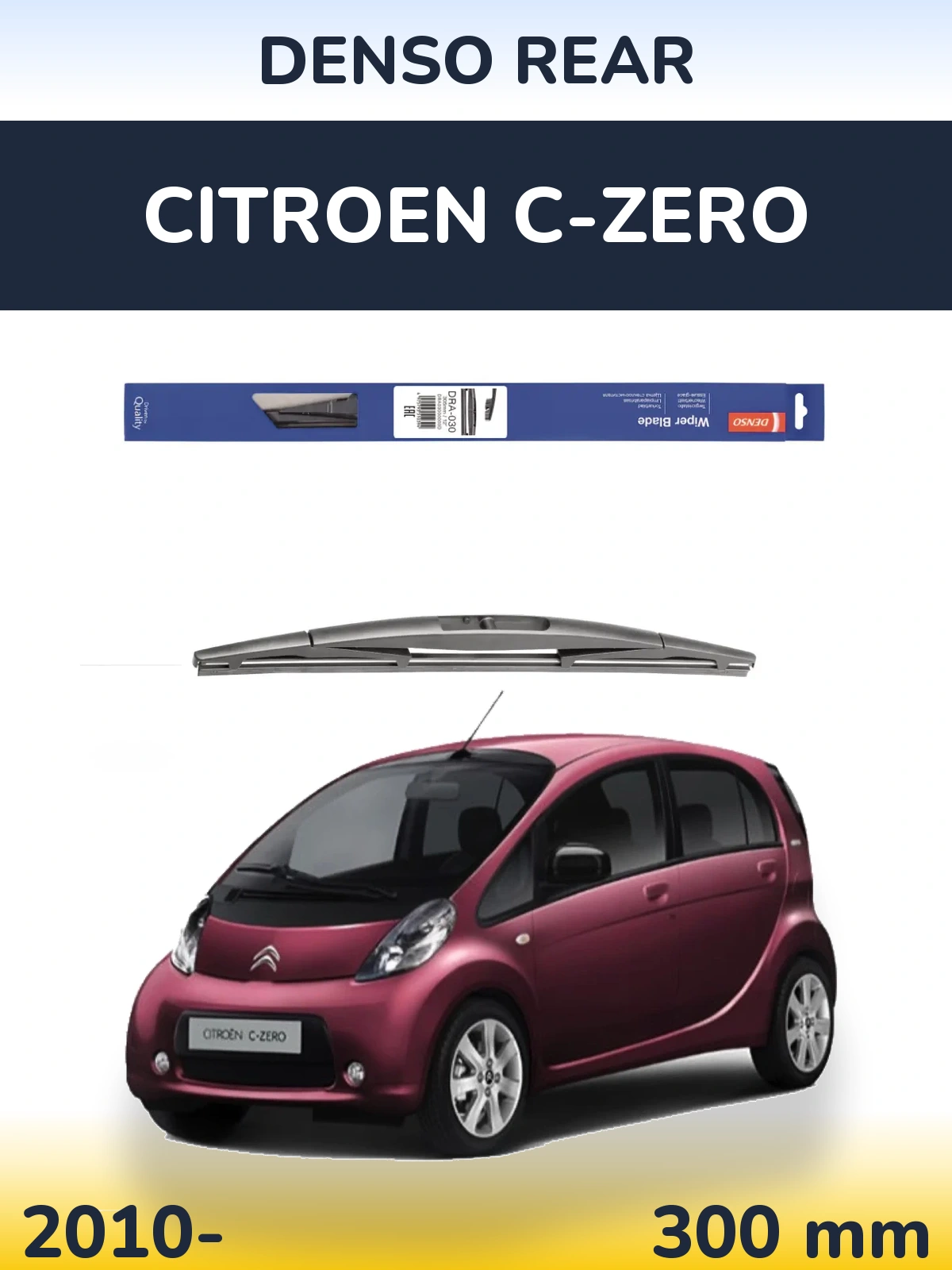 Ștergătoare Denso Rear pentru Citroen C-Zero