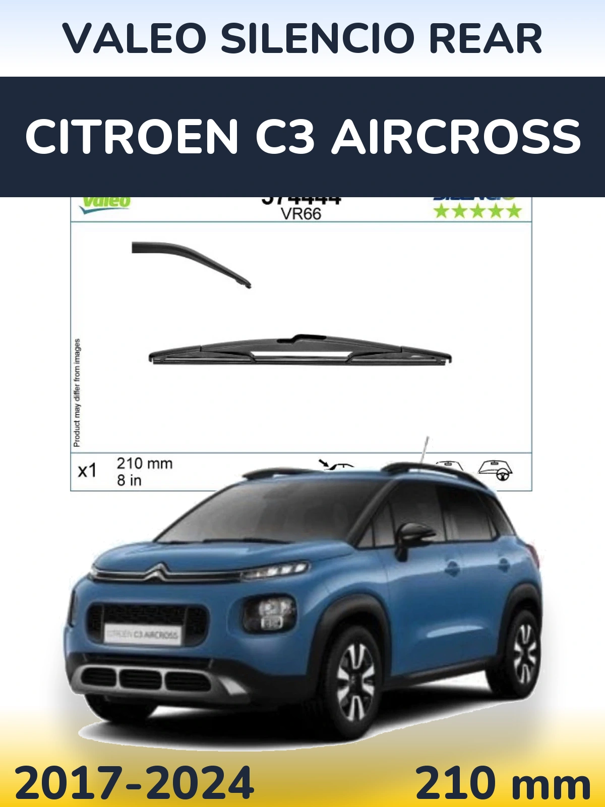 Ștergătoare Valeo Silencio Rear pentru Citroen C3 Aircross