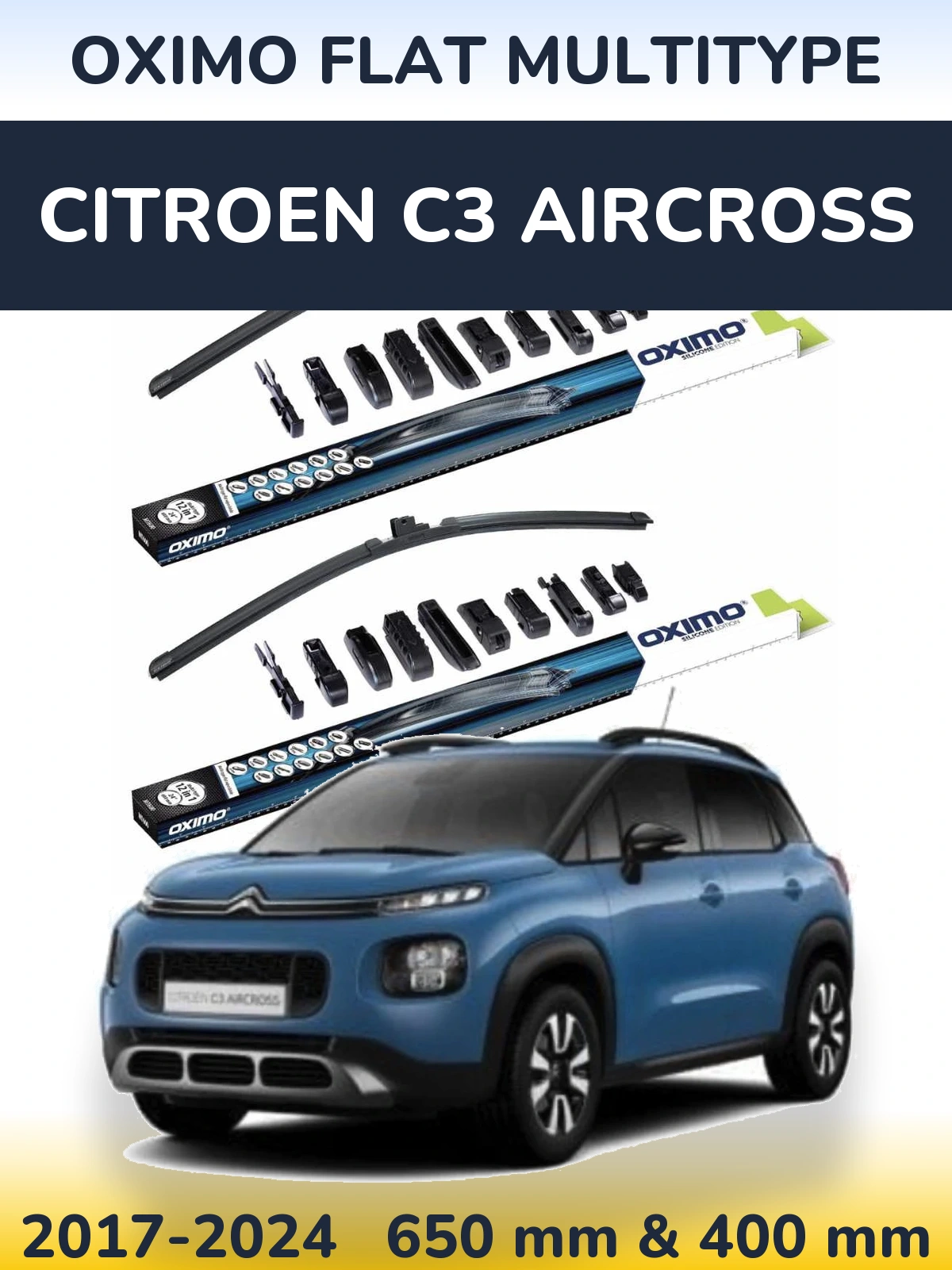 Ștergătoare Oximo Flat MultiTipe pentru Citroen C3 Aircross