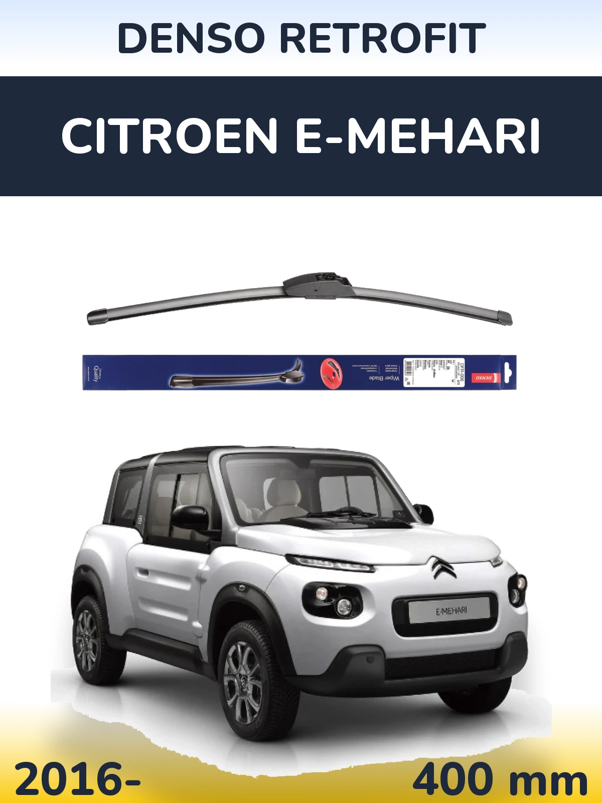 Ștergătoare Denso Retrofit pentru Citroen E-Mehari