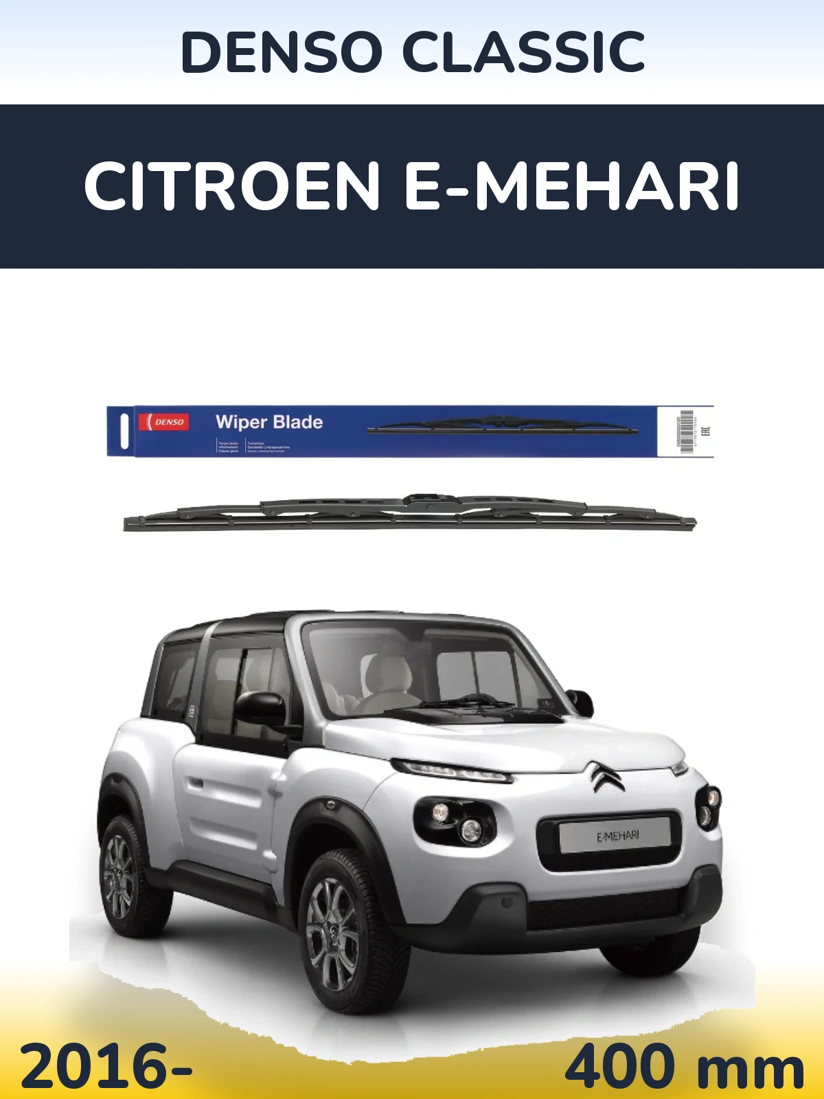 Ștergătoare Denso Classic pentru Citroen E-Mehari