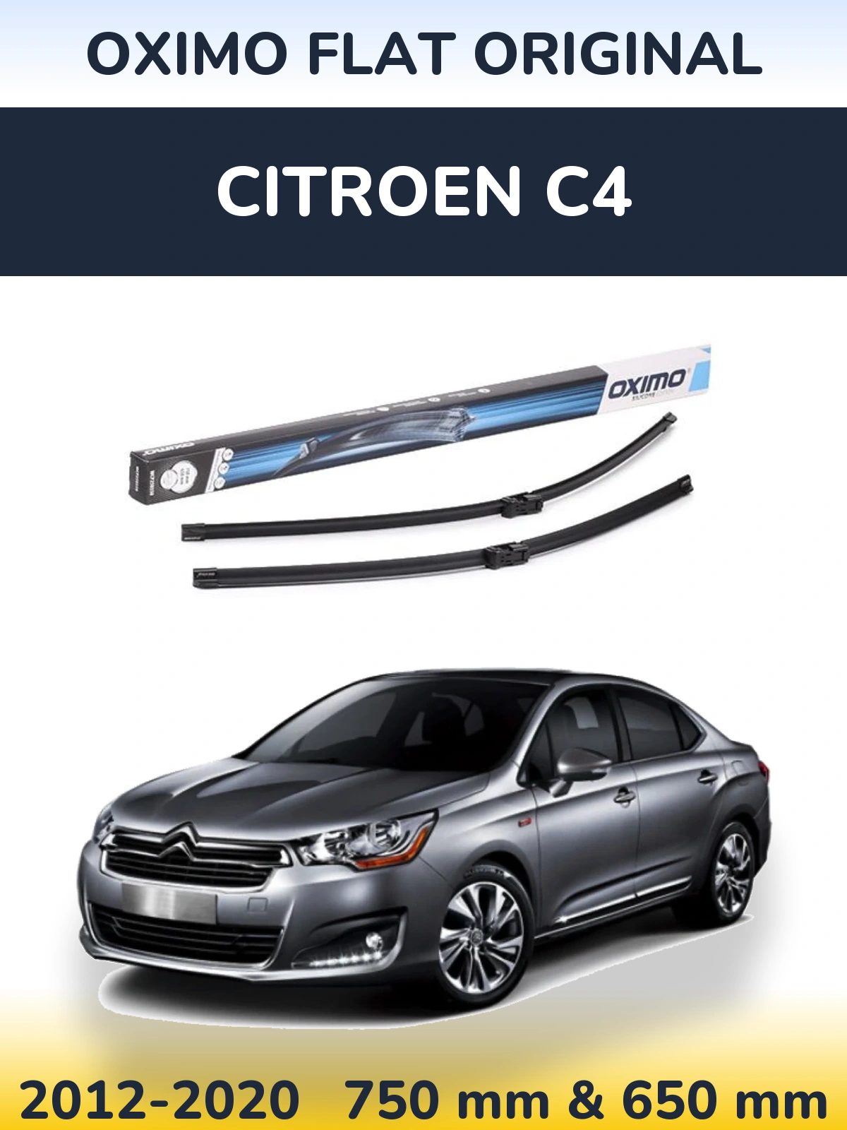 Ștergătoare Oximo Flat Original pentru Citroen C4