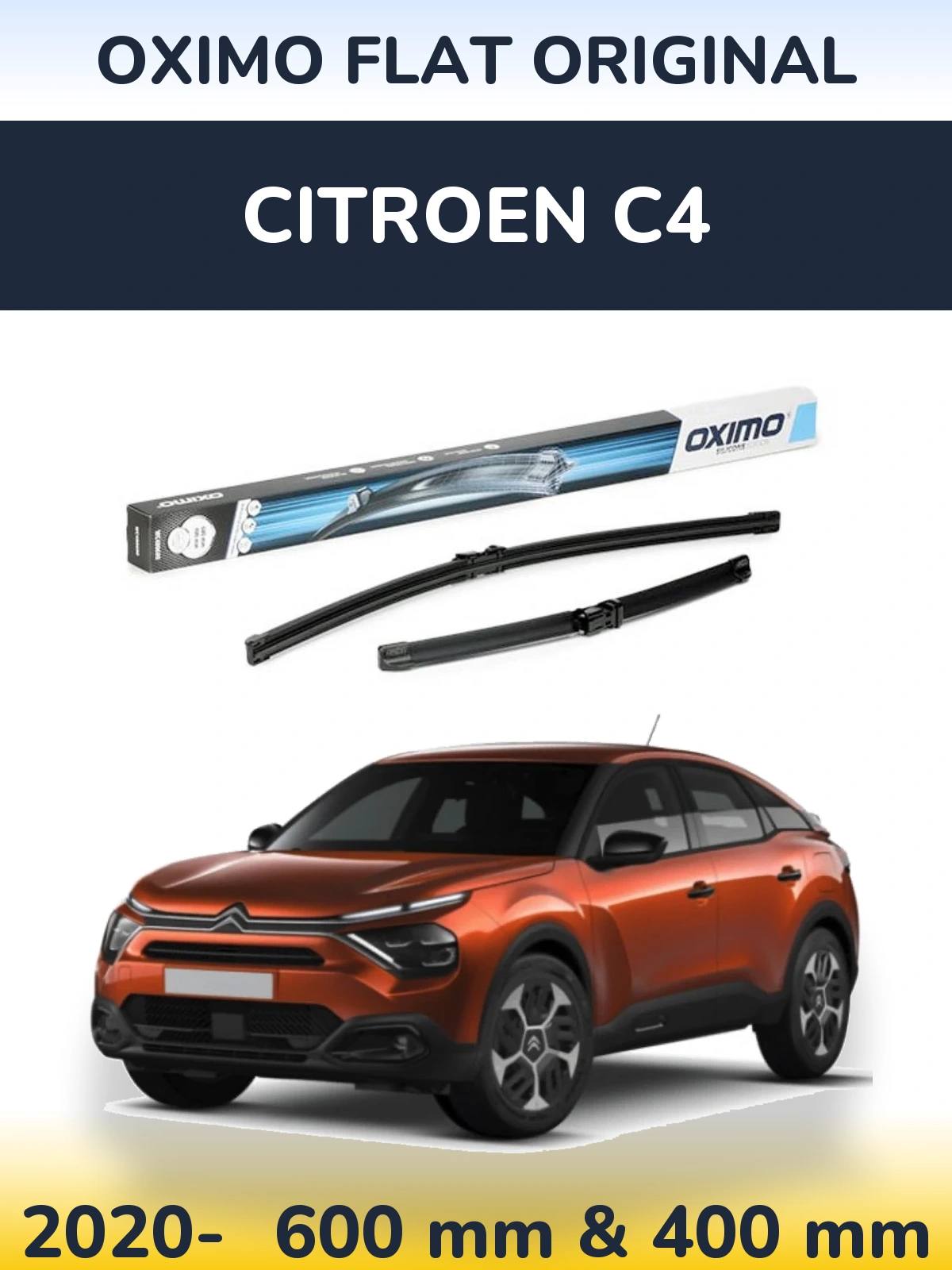Ștergătoare Oximo Flat Original pentru Citroen C4