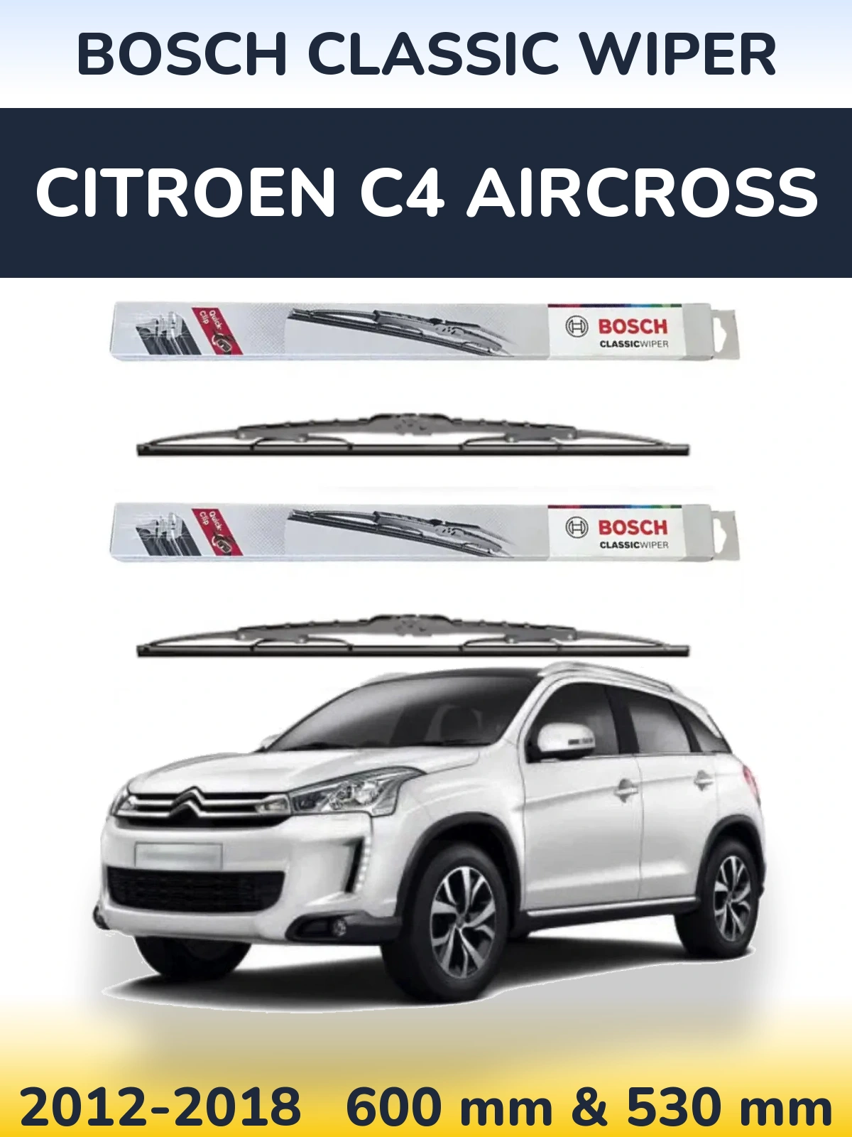 Ștergătoare BOSCH Classic Wiper pentru Citroen C4 Aircross