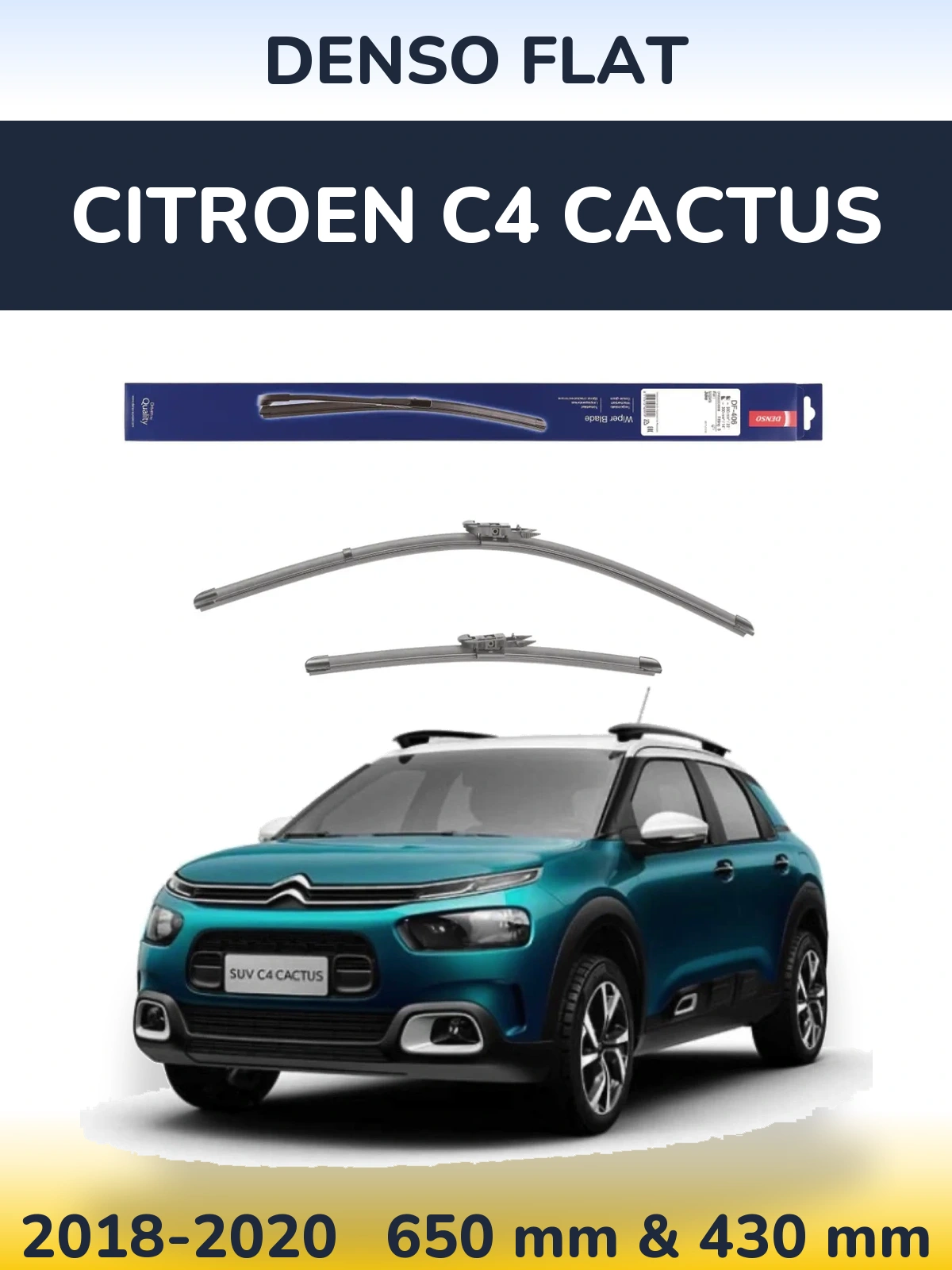 Ștergătoare Denso Flat pentru Citroen C4 Cactus
