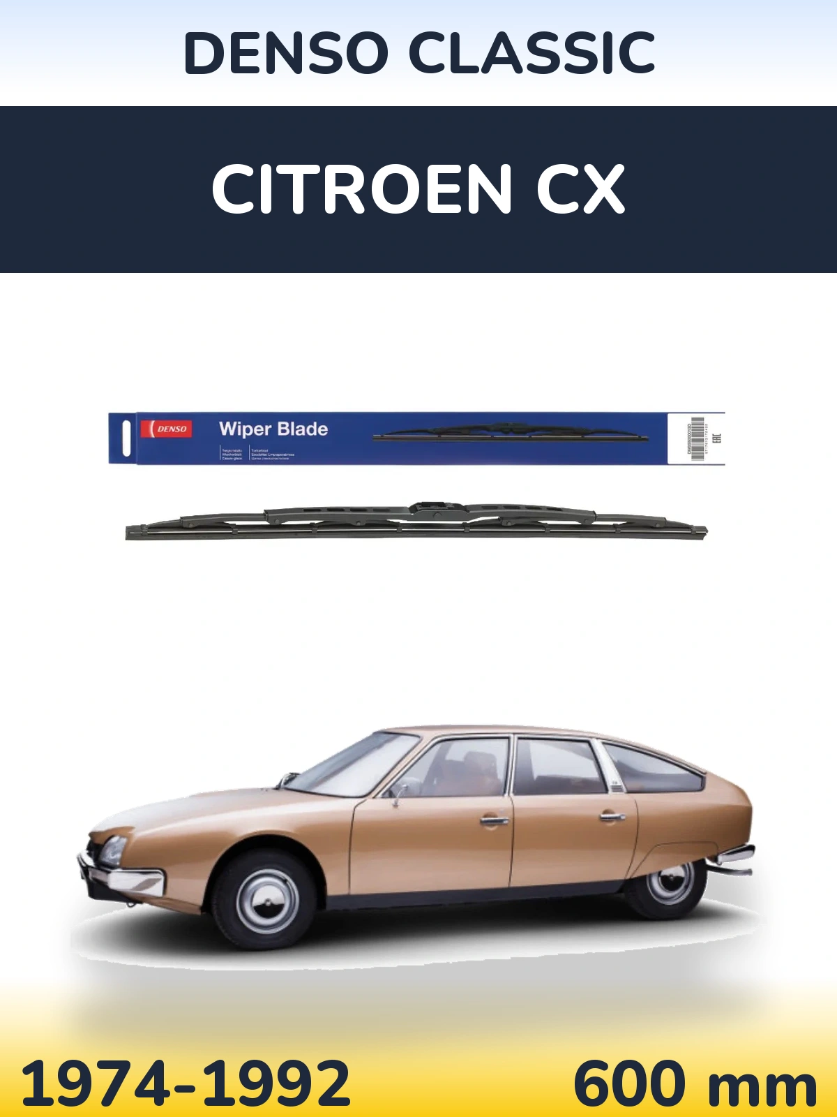 Ștergătoare Denso Classic pentru Citroen CX