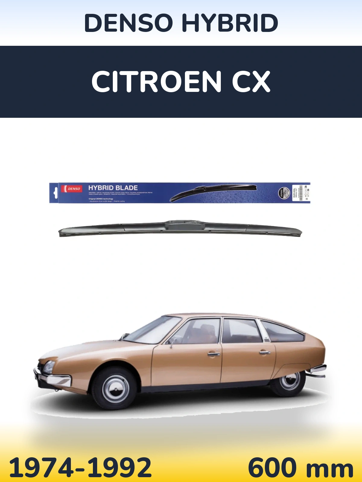 Ștergătoare Denso Hybrid pentru Citroen CX
