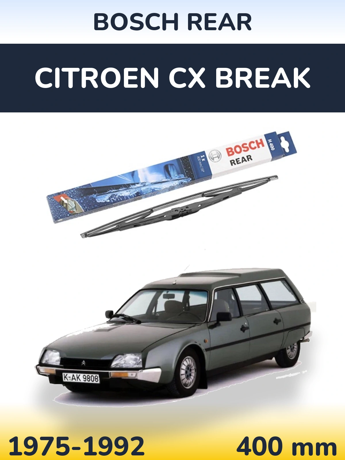 Ștergătoare BOSCH Rear pentru Citroen CX Break