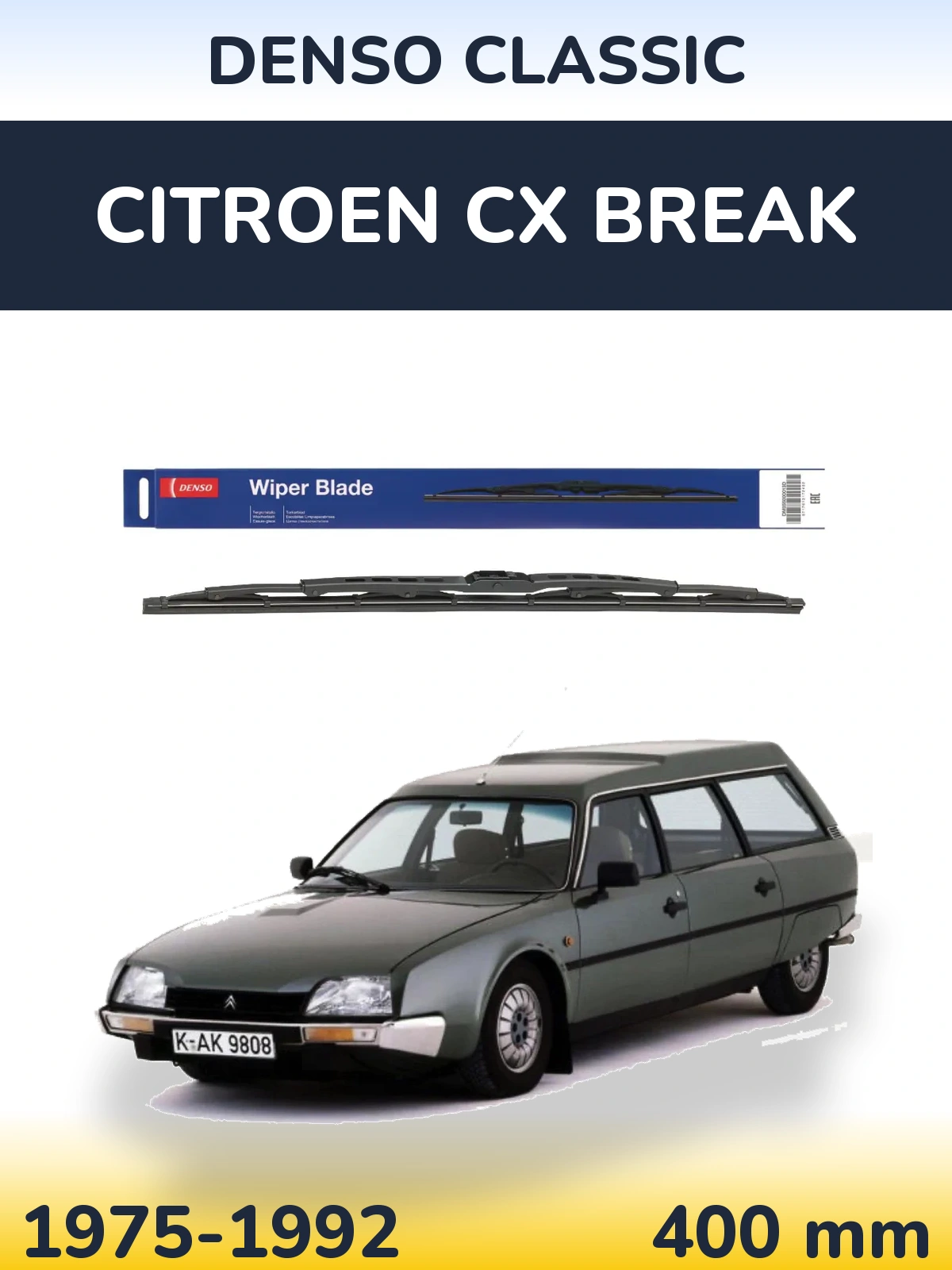 Ștergătoare Denso Classic pentru Citroen CX Break