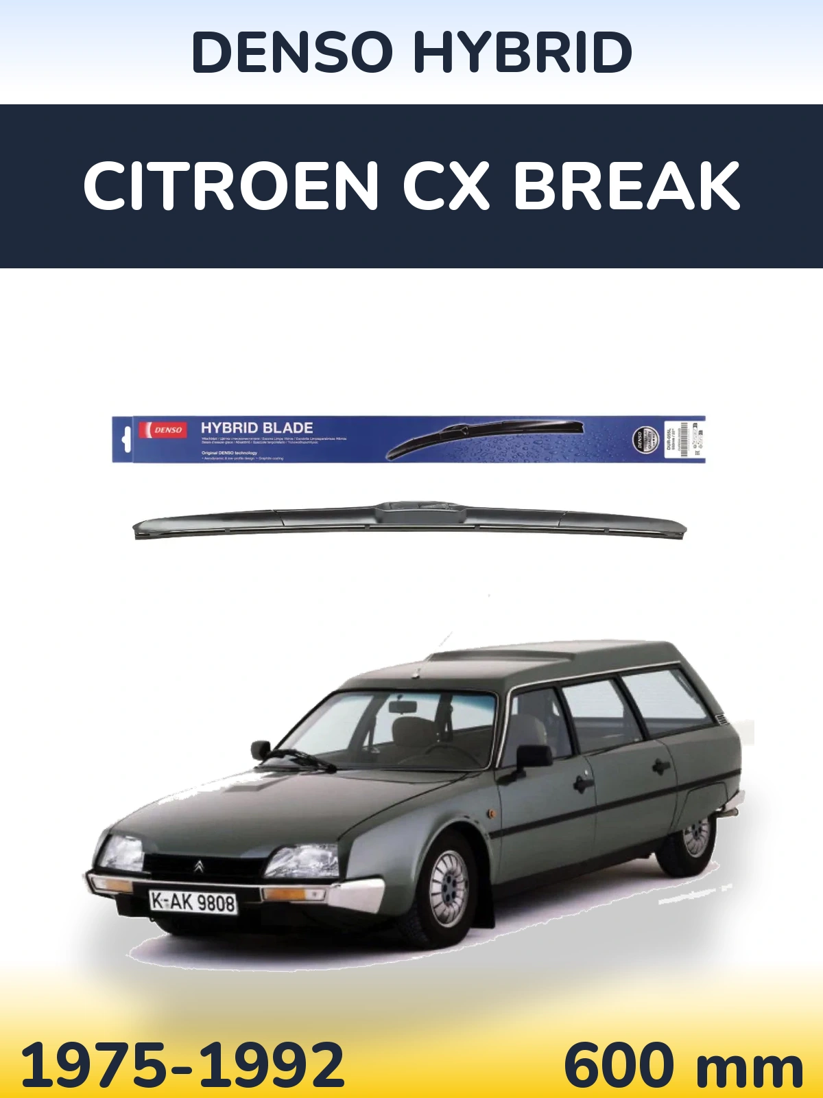 Ștergătoare Denso Hybrid pentru Citroen CX Break