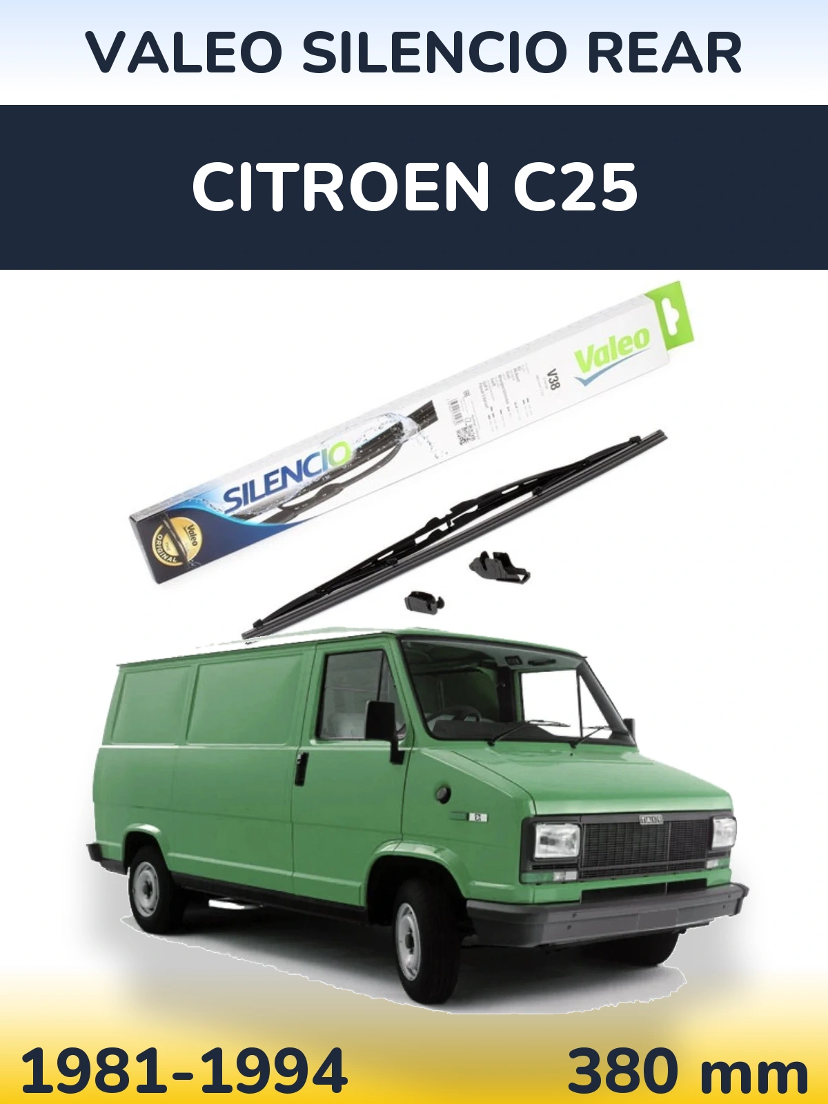 Ștergătoare Valeo Silencio Rear pentru Citroen C25