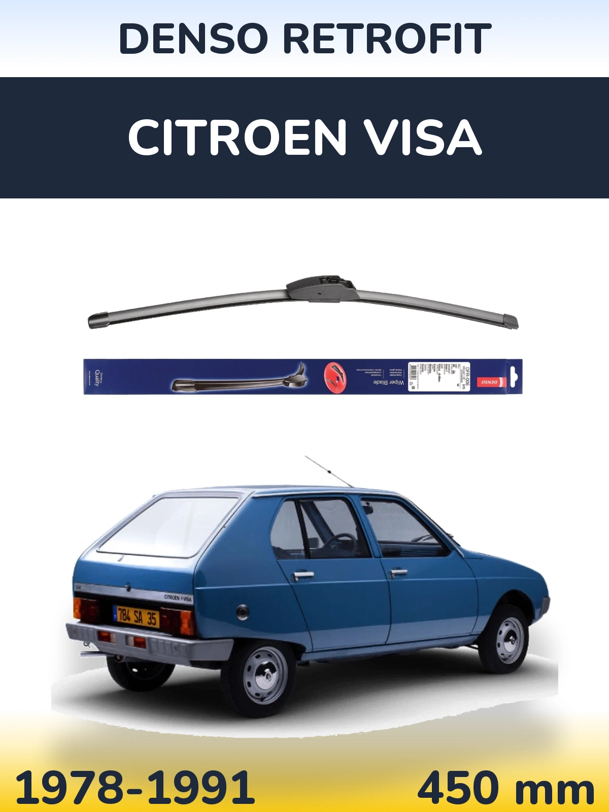 Ștergătoare Denso Retrofit pentru Citroen Visa