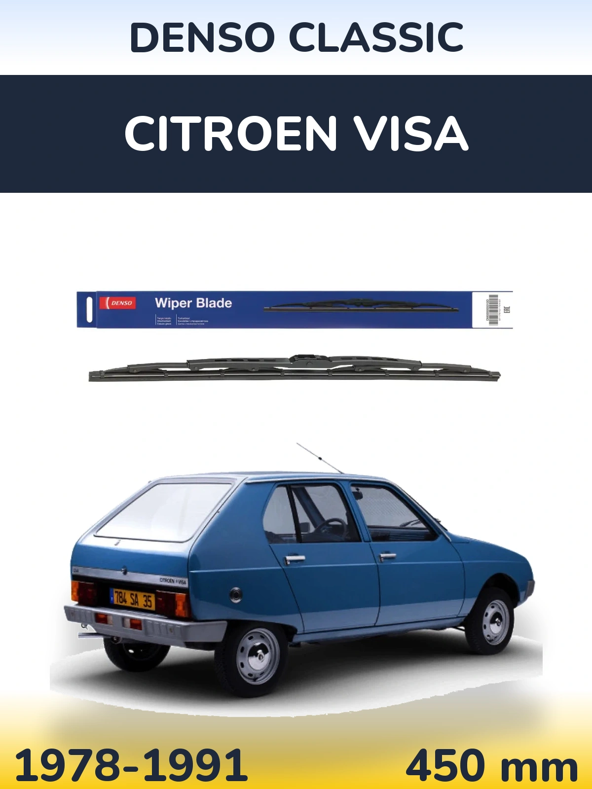 Ștergătoare Denso Classic pentru Citroen Visa