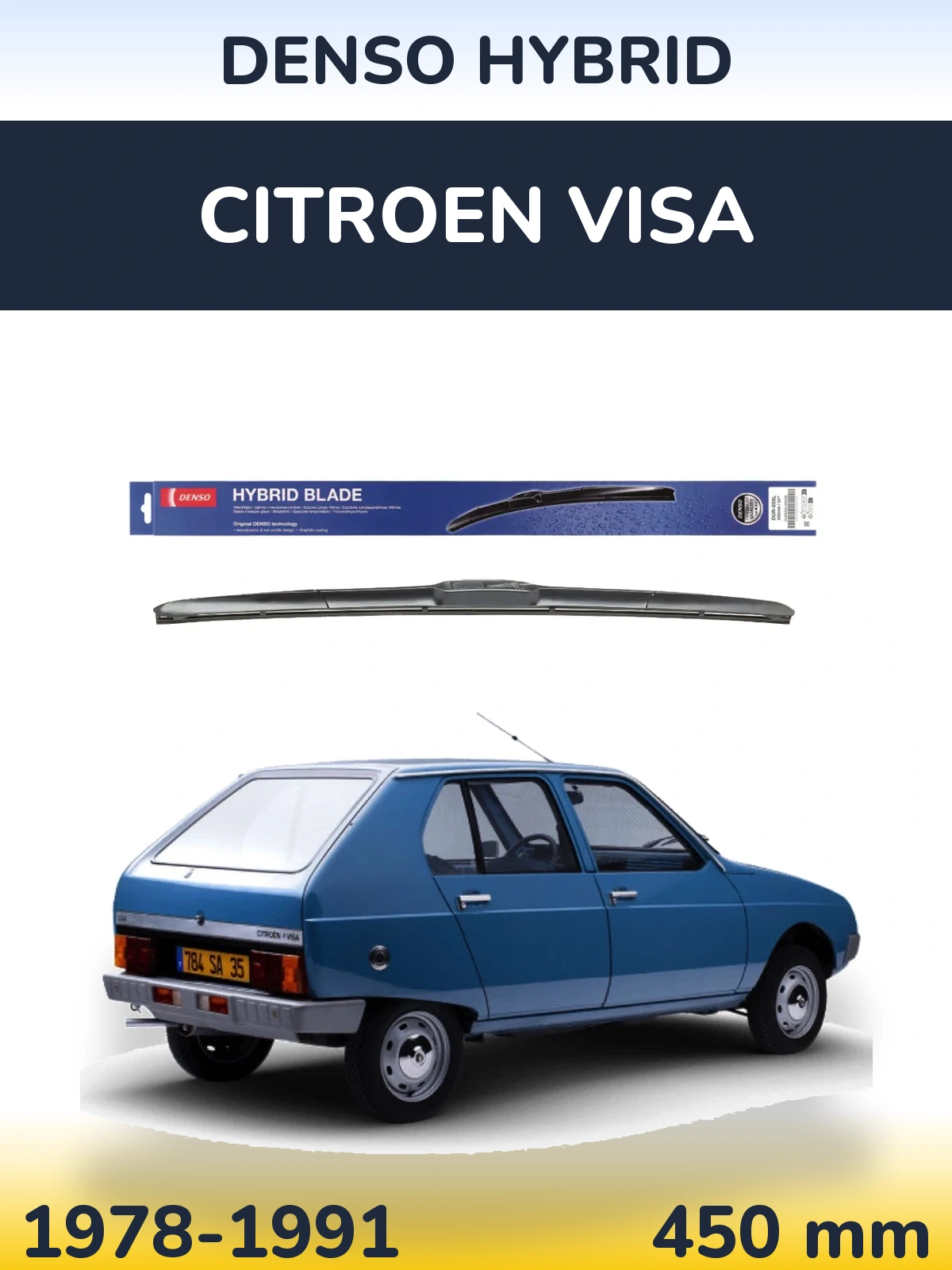 Ștergătoare Denso Hybrid pentru Citroen Visa