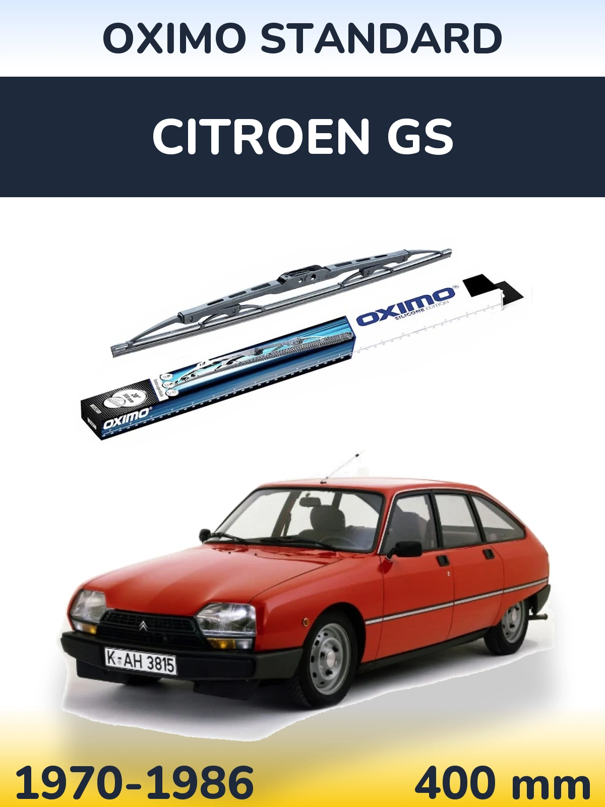 Ștergătoare Oximo Standard pentru Citroen GS