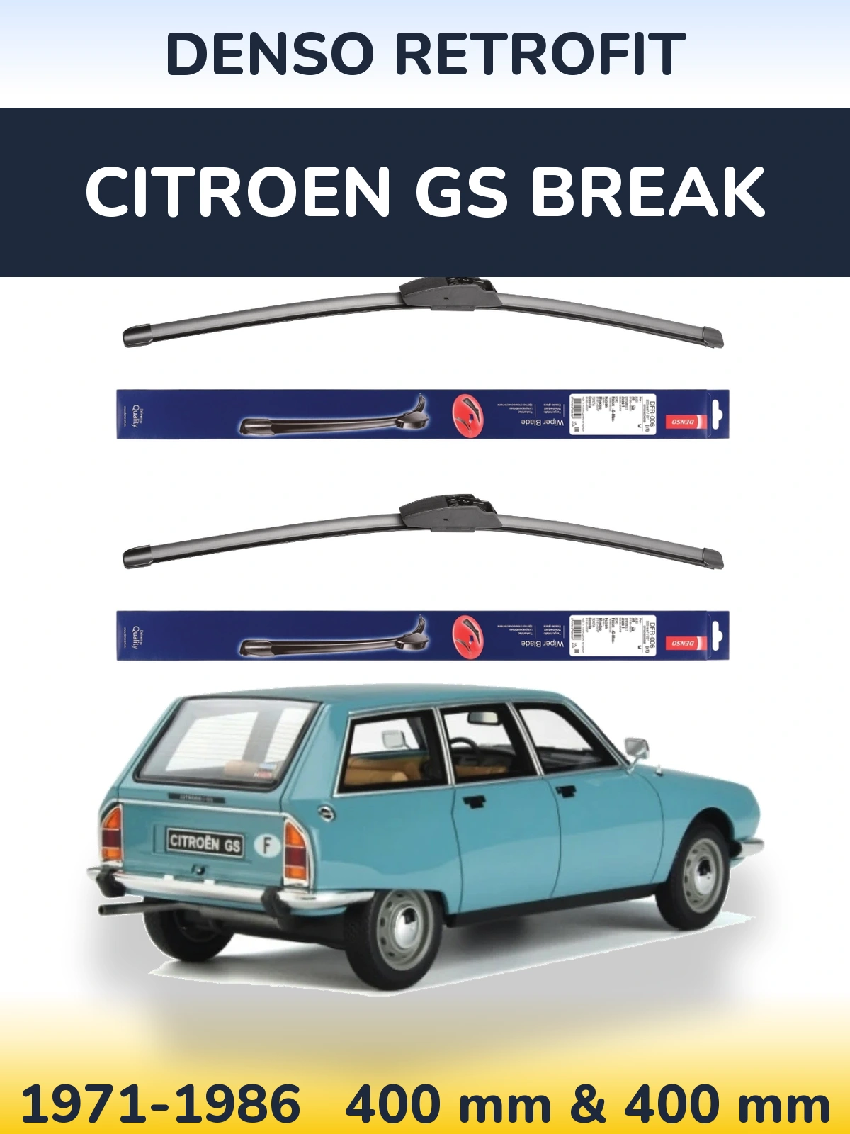 Ștergătoare Denso Retrofit pentru Citroen GS Break