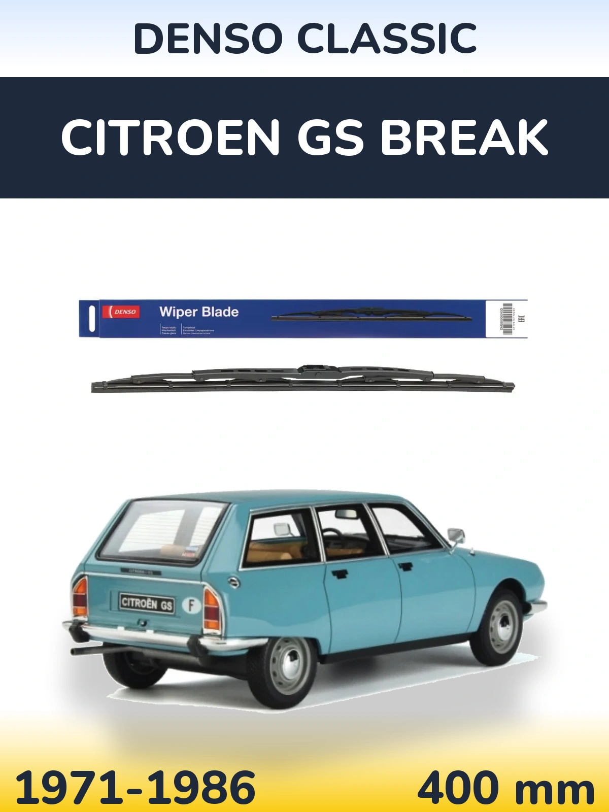Ștergătoare Denso Classic pentru Citroen GS Break