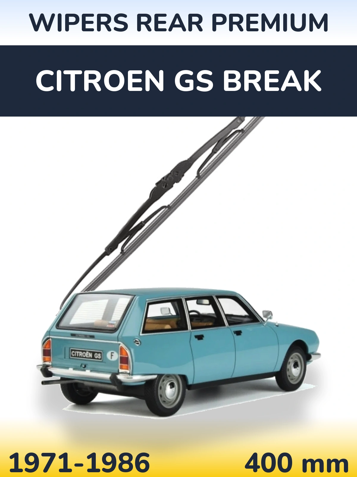 Ștergătoare WIPERS REAR PREMIUM pentru Citroen GS Break