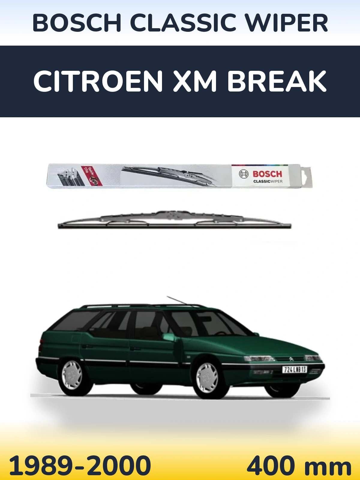 Ștergătoare BOSCH Classic Wiper pentru Citroen XM Break
