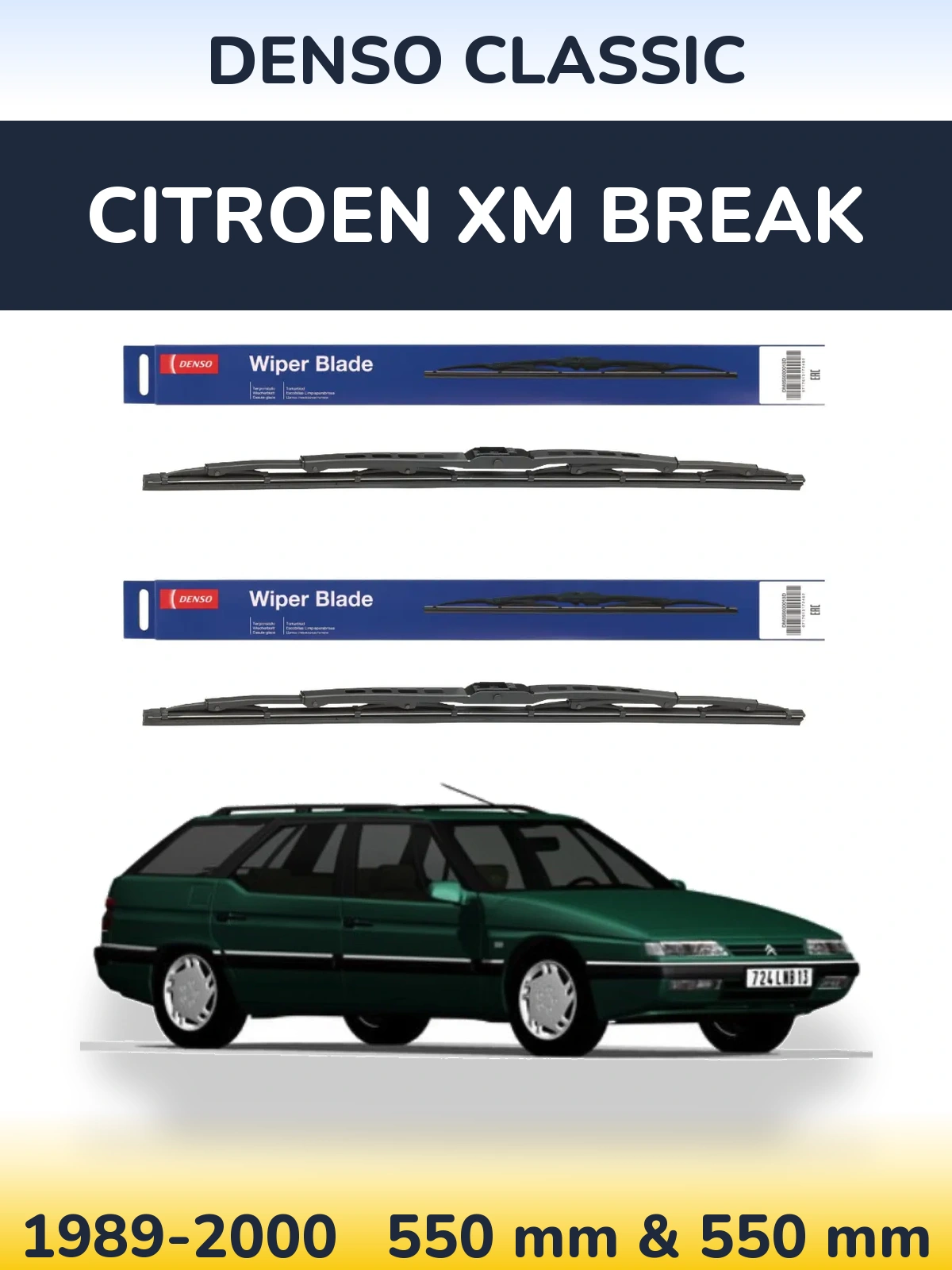 Ștergătoare Denso Classic pentru Citroen XM Break