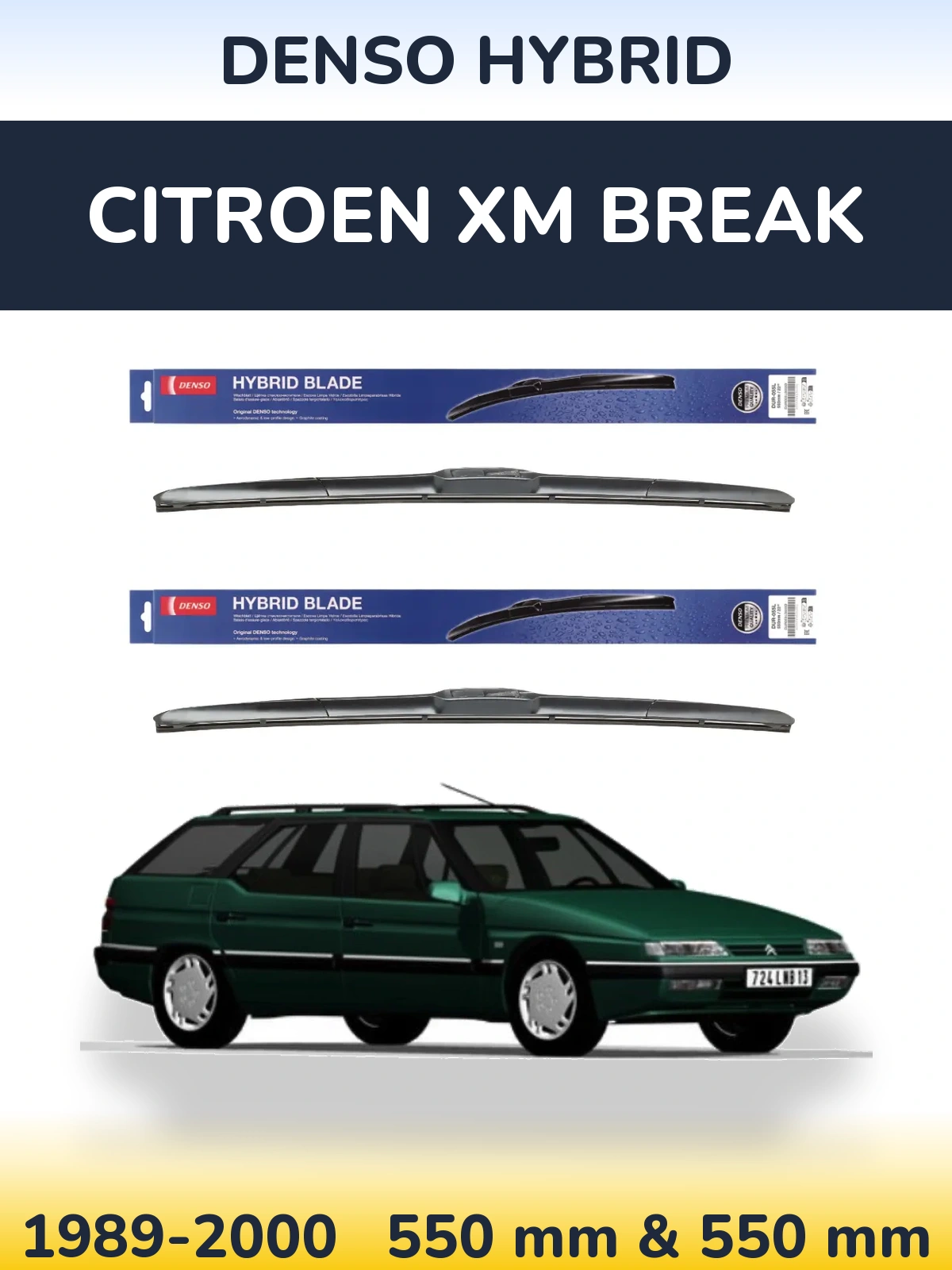 Ștergătoare Denso Hybrid pentru Citroen XM Break