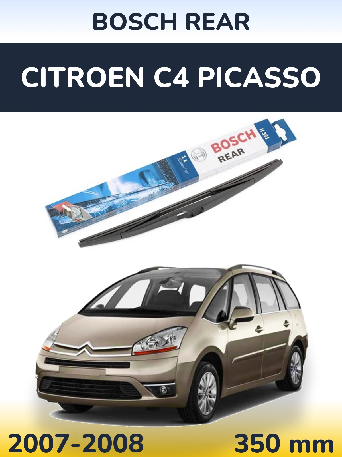 Ștergătoare BOSCH Rear pentru Citroen C4 Picasso