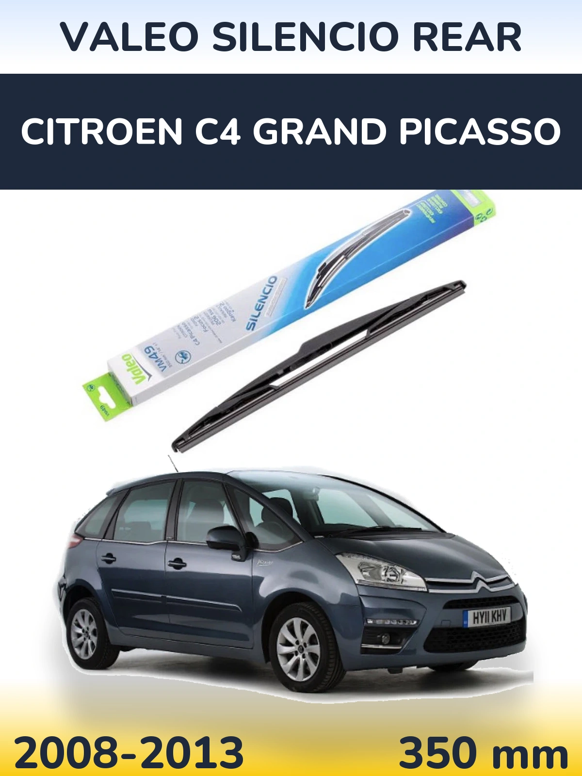 Ștergătoare Valeo Silencio Rear pentru Citroen C4 Grand Picasso