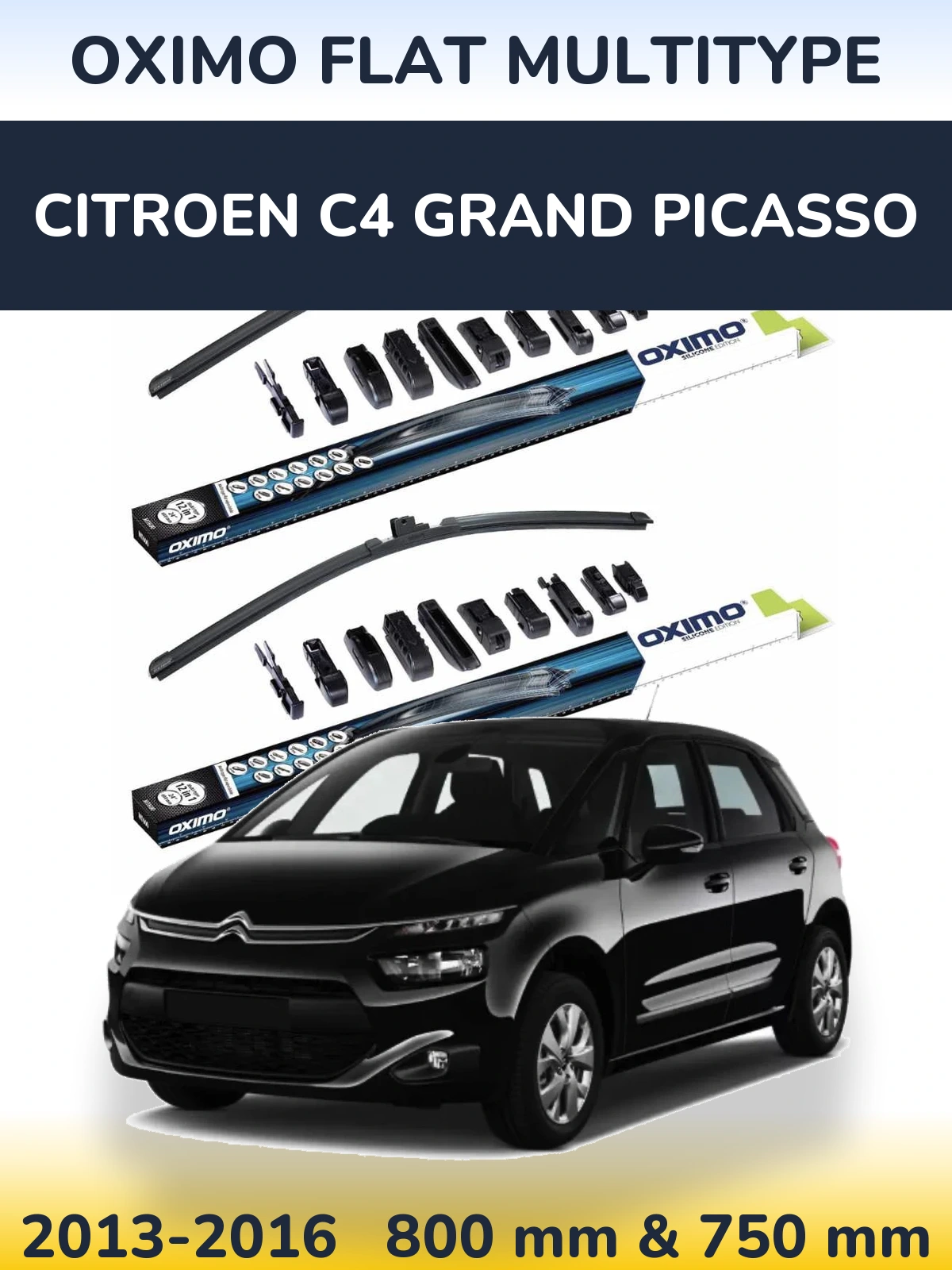 Ștergătoare Oximo Flat MultiTipe pentru Citroen C4 Grand Picasso