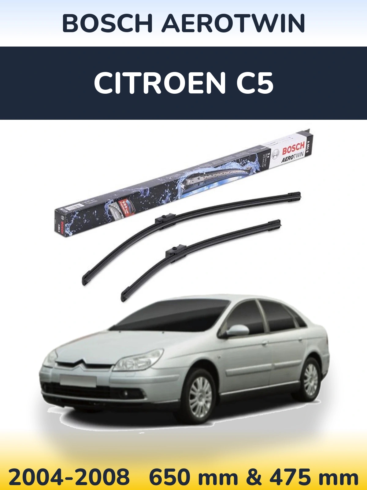 Ștergătoare BOSCH AeroTwin pentru Citroen C5