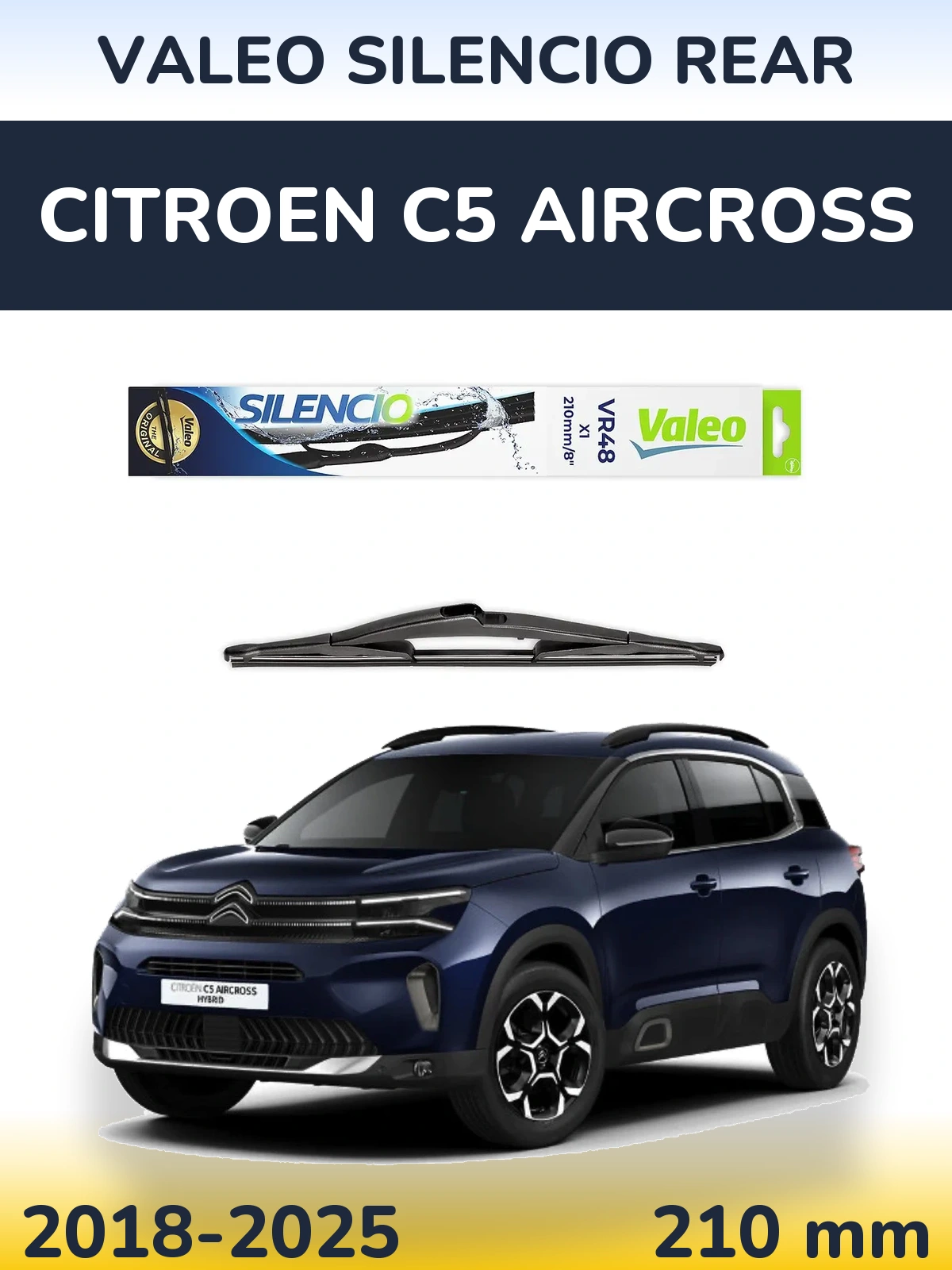 Ștergătoare Valeo Silencio Rear pentru Citroen C5 Aircross