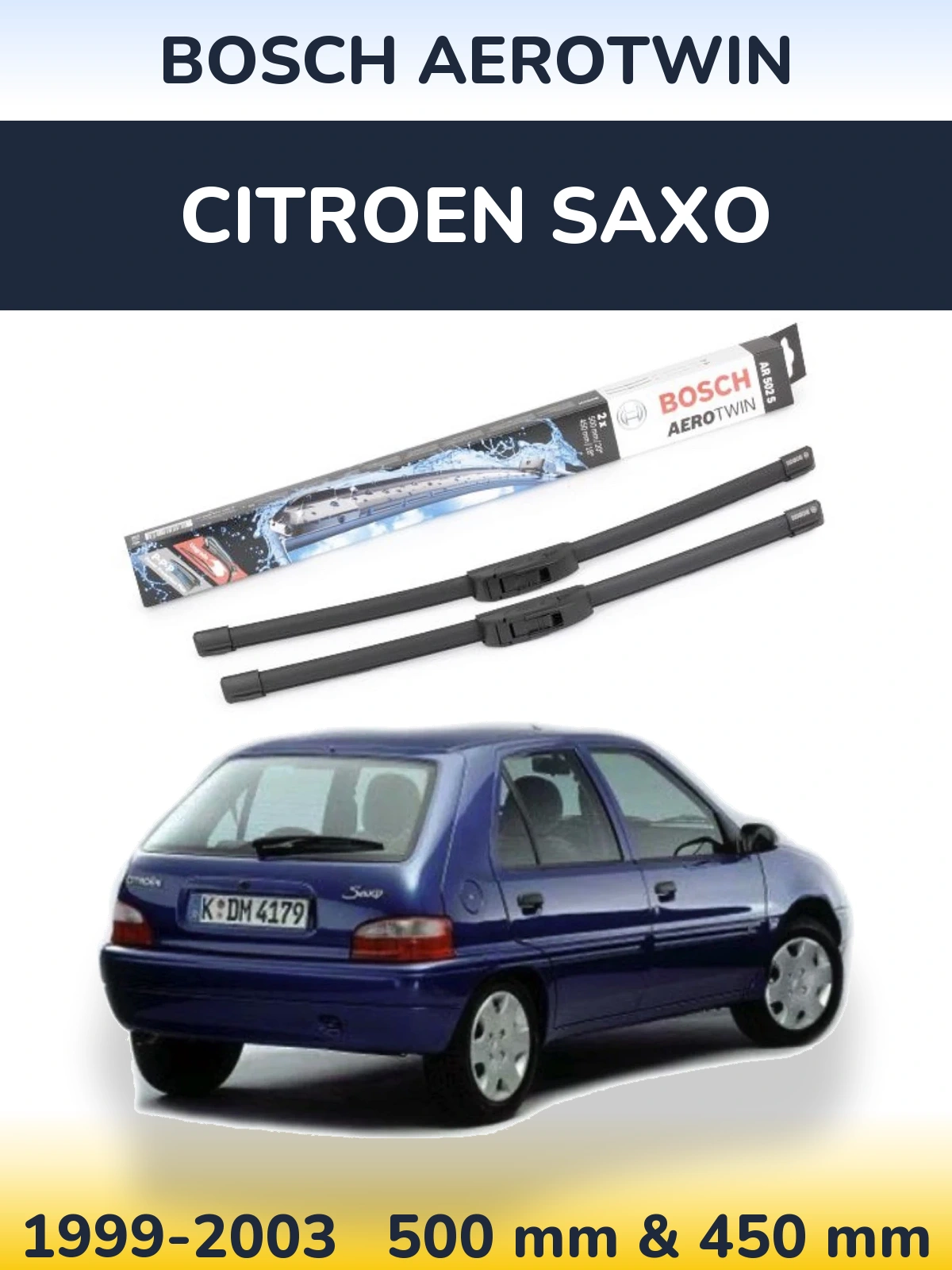 Ștergătoare BOSCH AeroTwin pentru Citroen Saxo