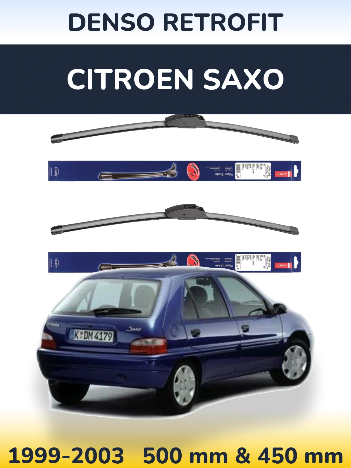 Ștergătoare Denso Retrofit pentru Citroen Saxo