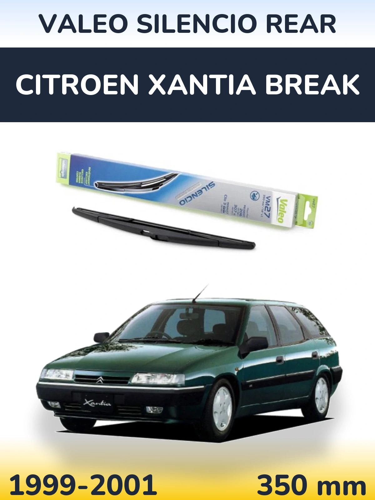 Ștergătoare Valeo Silencio Rear pentru Citroen Xantia Break
