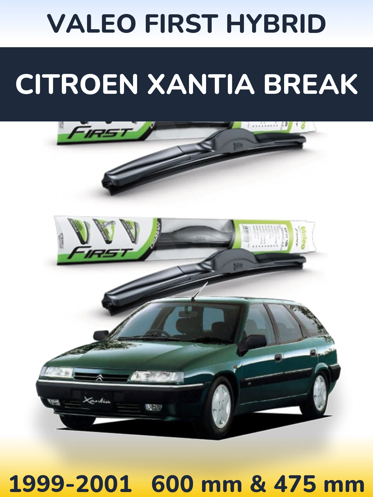 Ștergătoare Valeo First Hybrid pentru Citroen Xantia Break