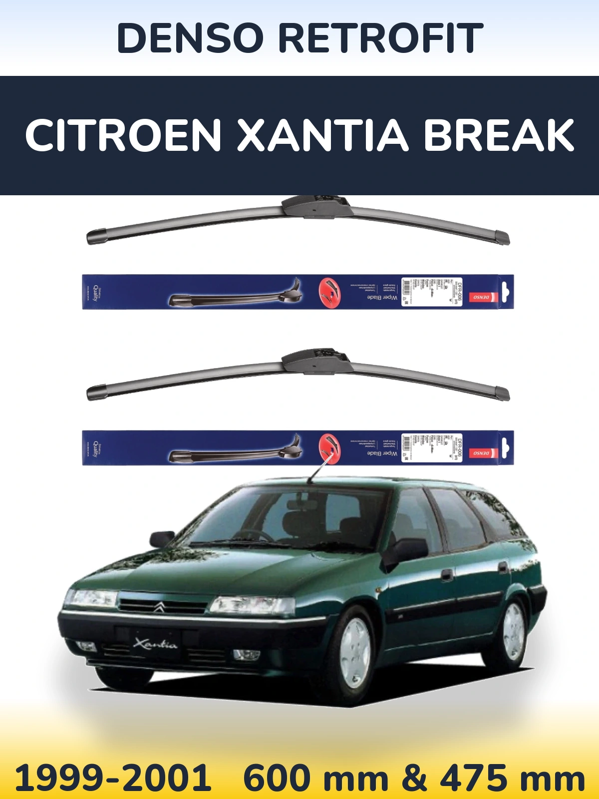 Ștergătoare Denso Retrofit pentru Citroen Xantia Break