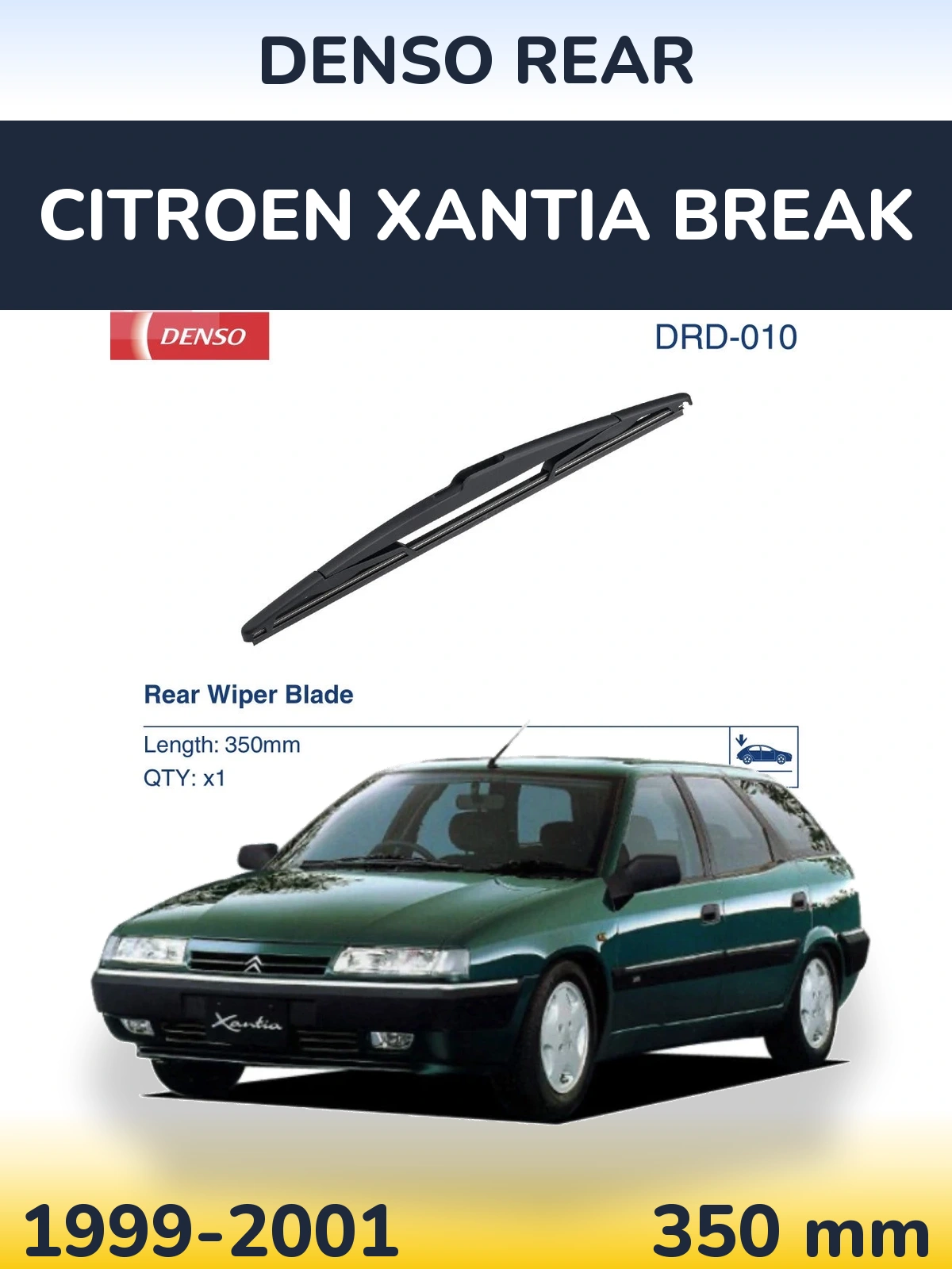 Ștergătoare Denso Rear pentru Citroen Xantia Break