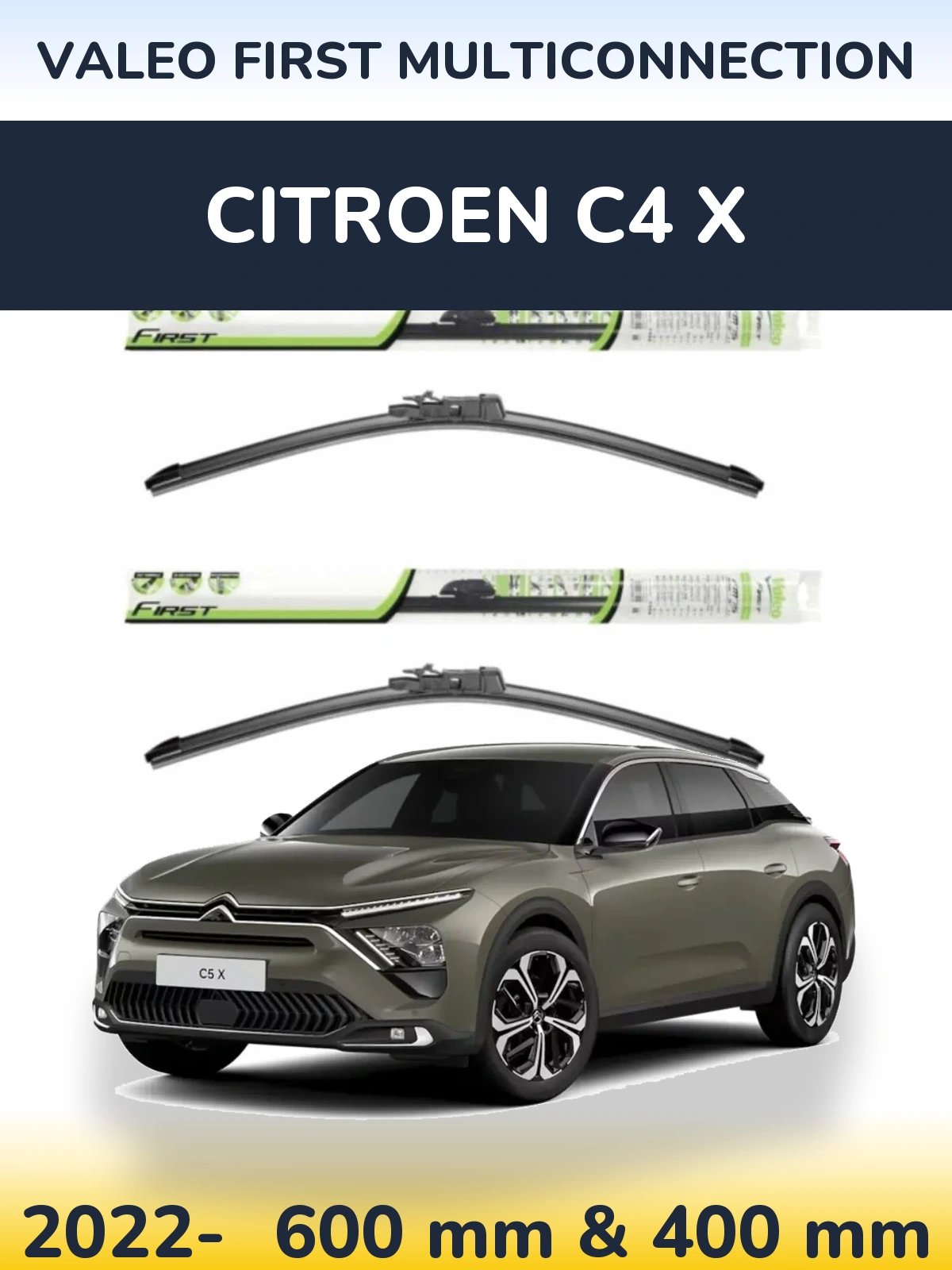 Ștergătoare Valeo First MultiConnection pentru Citroen C4 X