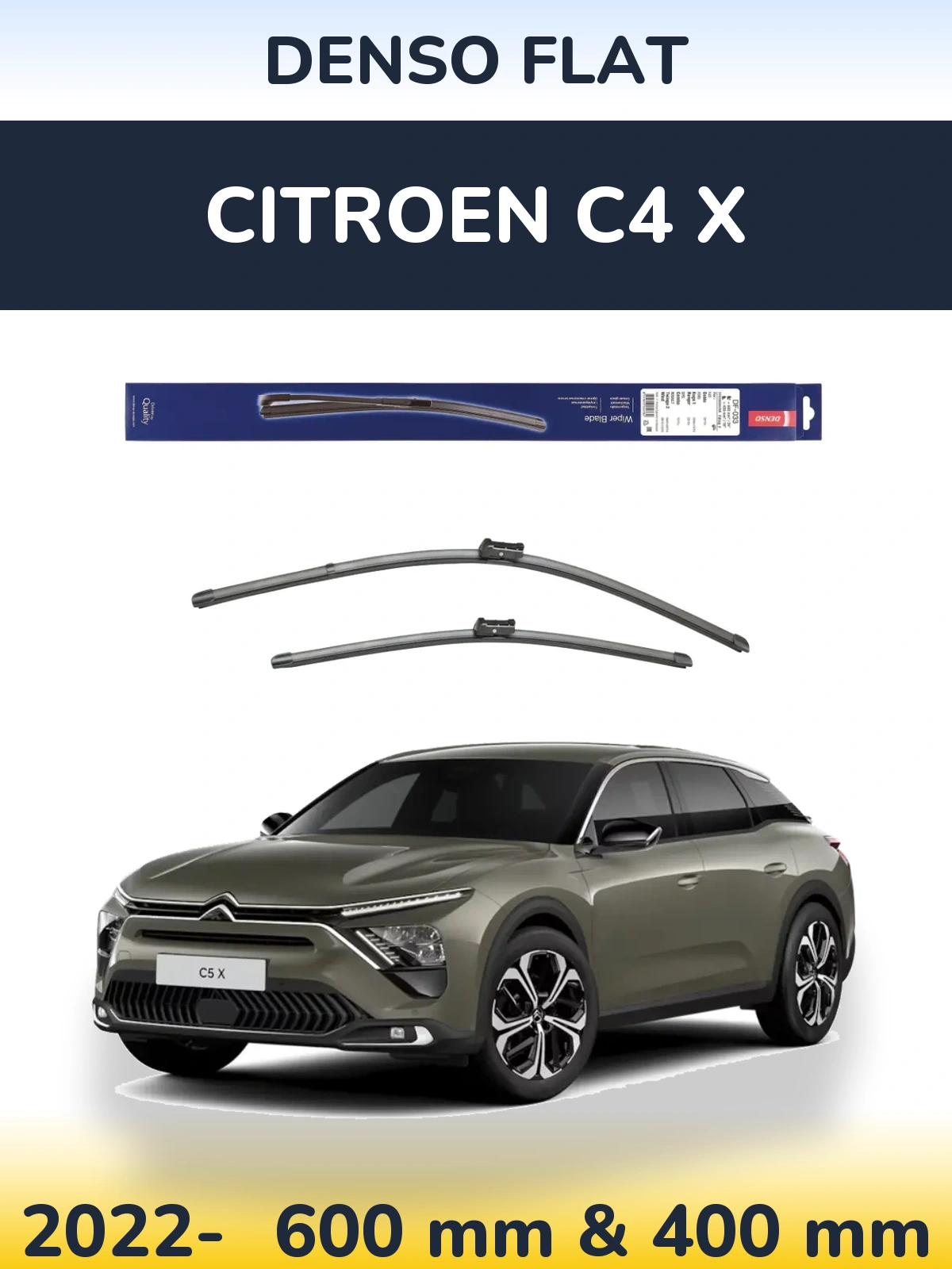 Ștergătoare Denso Flat pentru Citroen C4 X