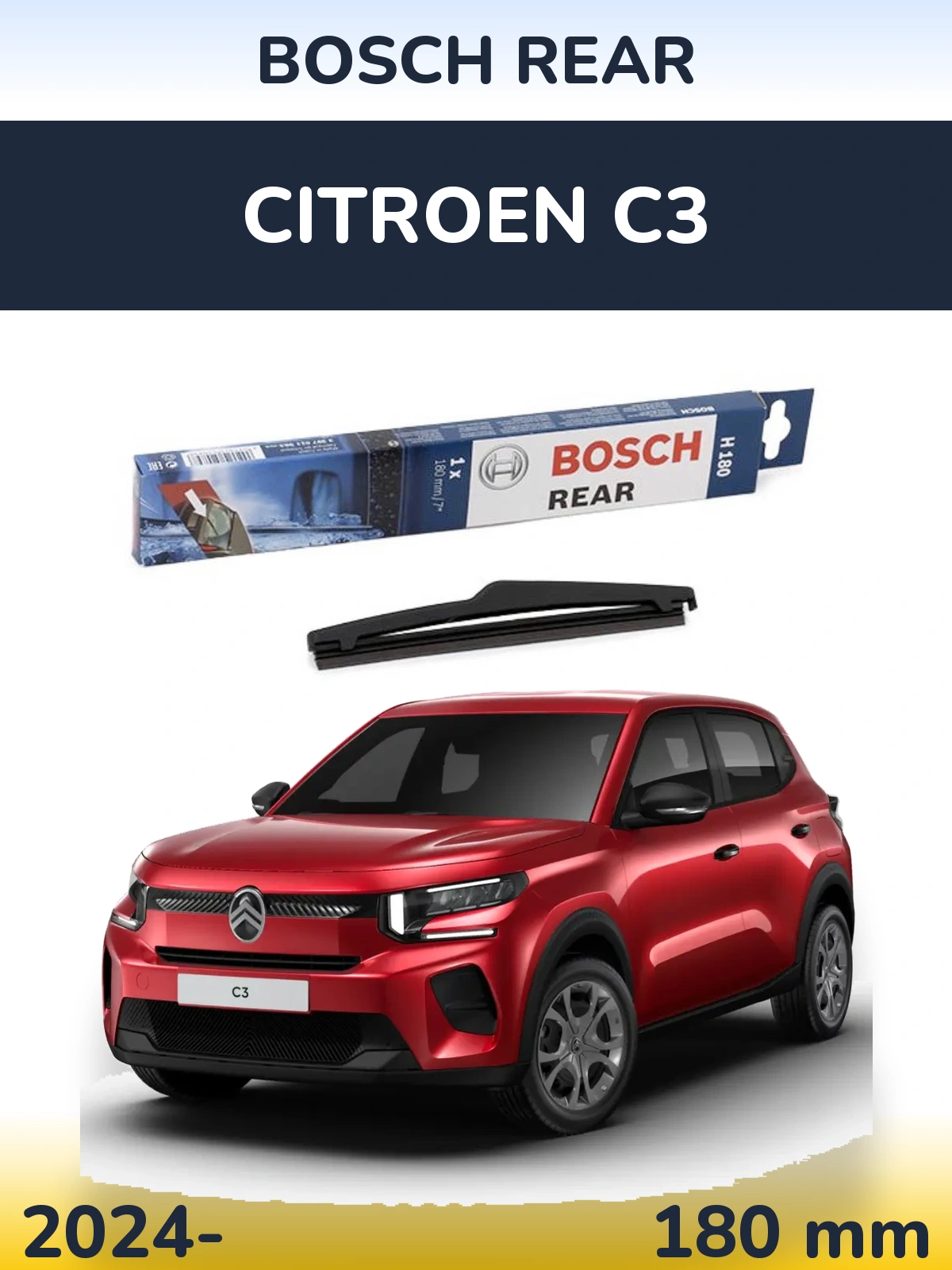 Ștergătoare BOSCH Rear pentru Citroen C3