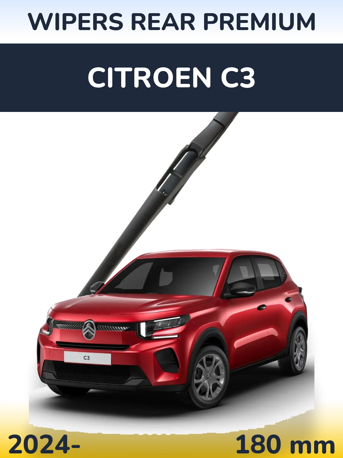 Ștergătoare WIPERS REAR PREMIUM pentru Citroen C3