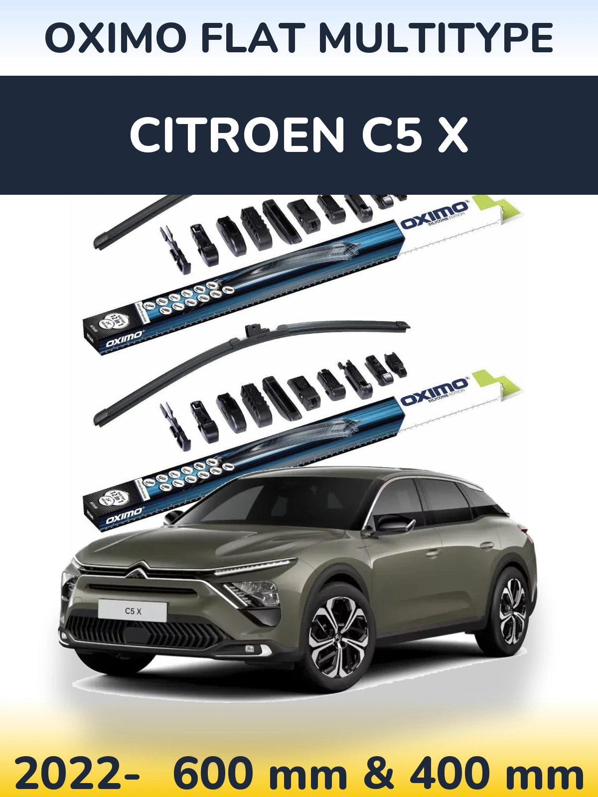 Ștergătoare Oximo Flat MultiTipe pentru Citroen C5 X