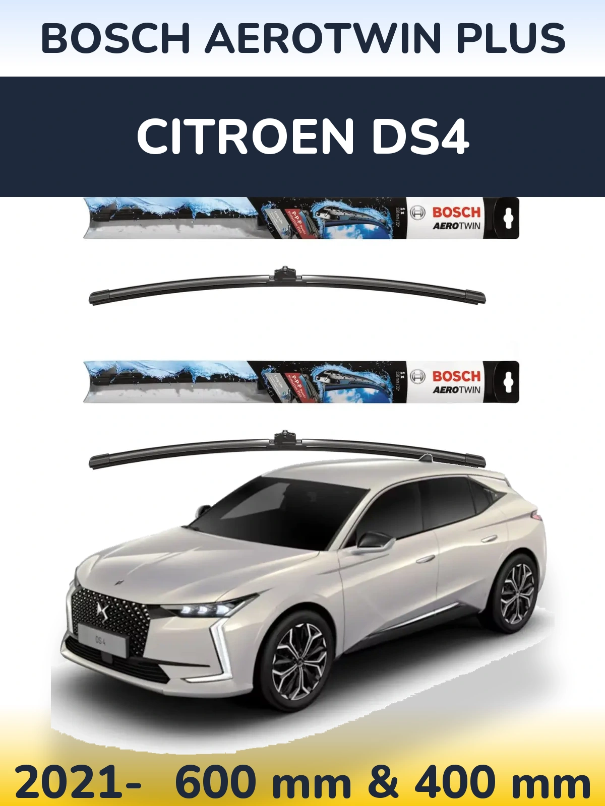 Ștergătoare BOSCH AeroTwin Plus pentru Citroen DS4