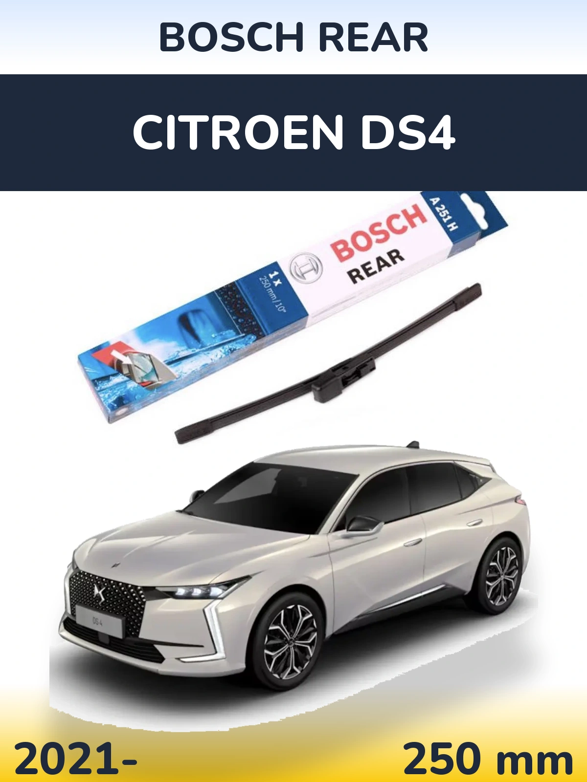 Ștergătoare BOSCH Rear pentru Citroen DS4