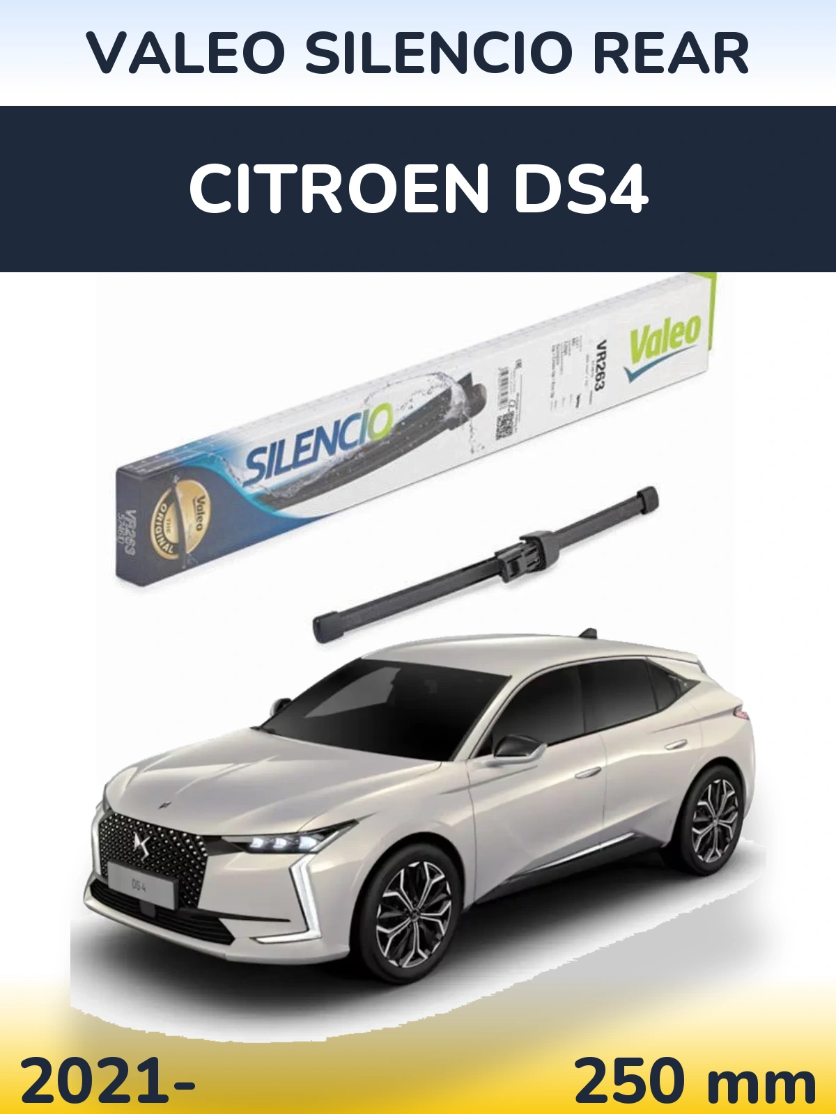 Ștergătoare Valeo Silencio Rear pentru Citroen DS4