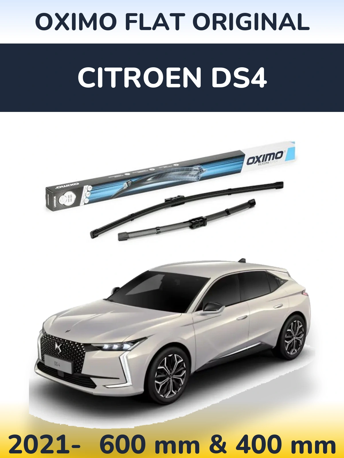 Ștergătoare Oximo Flat Original pentru Citroen DS4