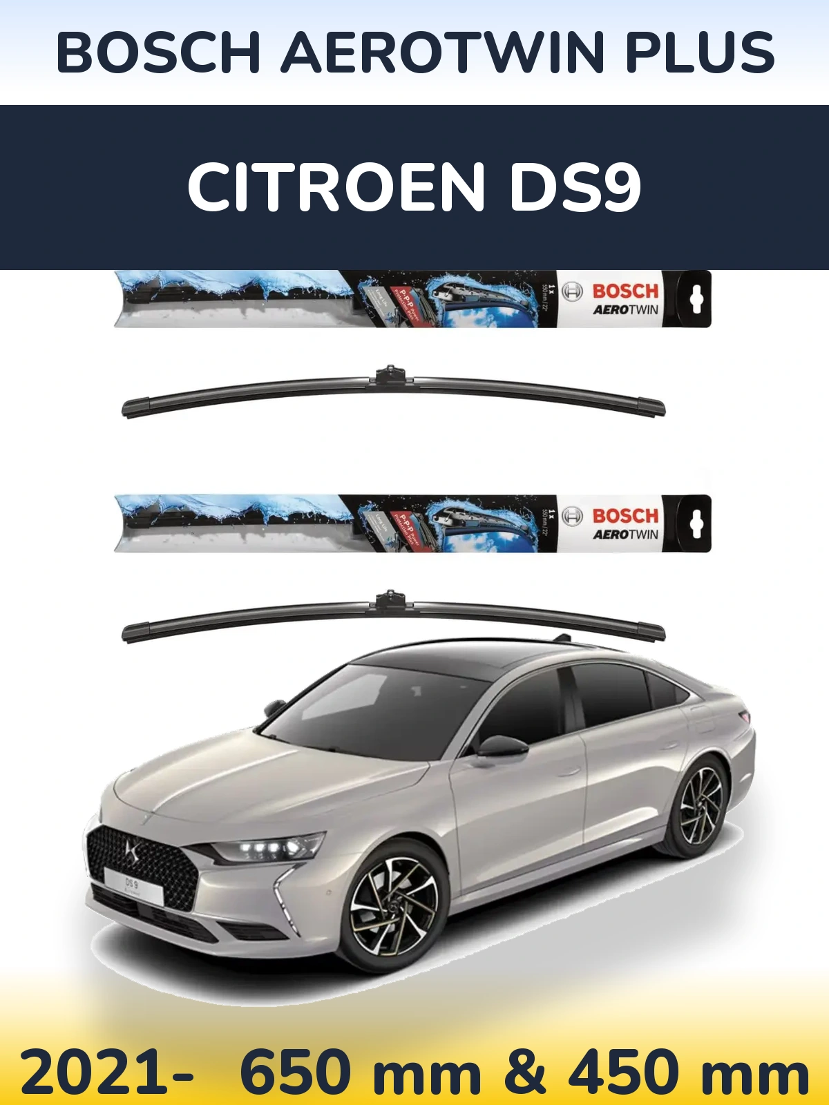 Ștergătoare BOSCH AeroTwin Plus pentru Citroen DS9