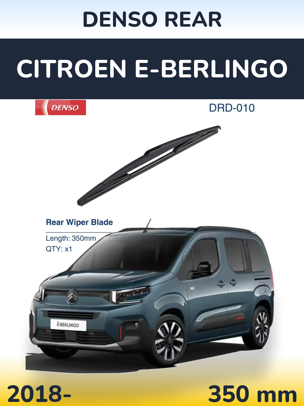 Ștergătoare Denso Rear pentru Citroen e-Berlingo